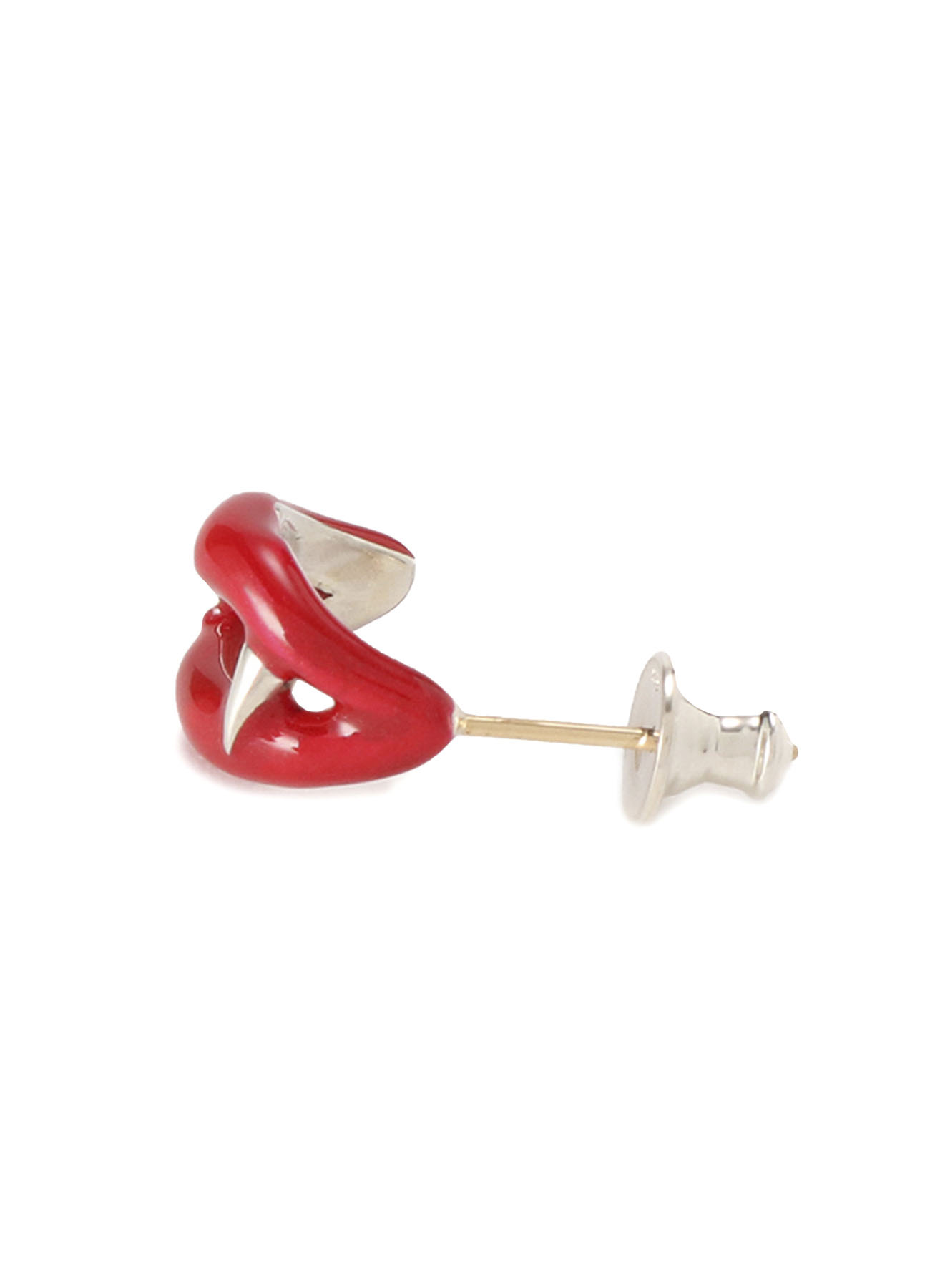 SILVER 950 VAMPIRE PIERCE RED