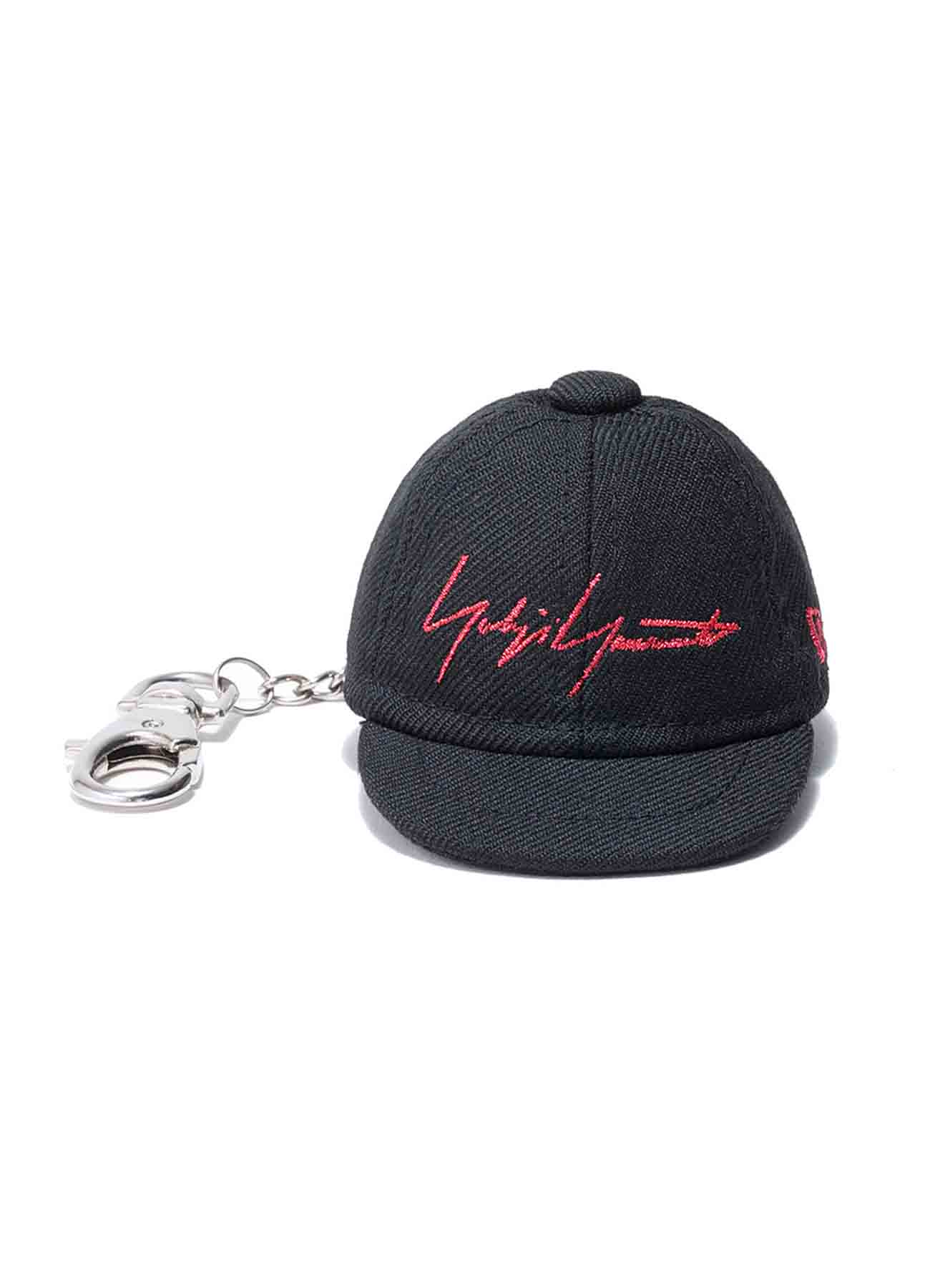 Yohji Yamamoto × New Era METALLIC RED SIGNATURE CAP KEY HOLDER