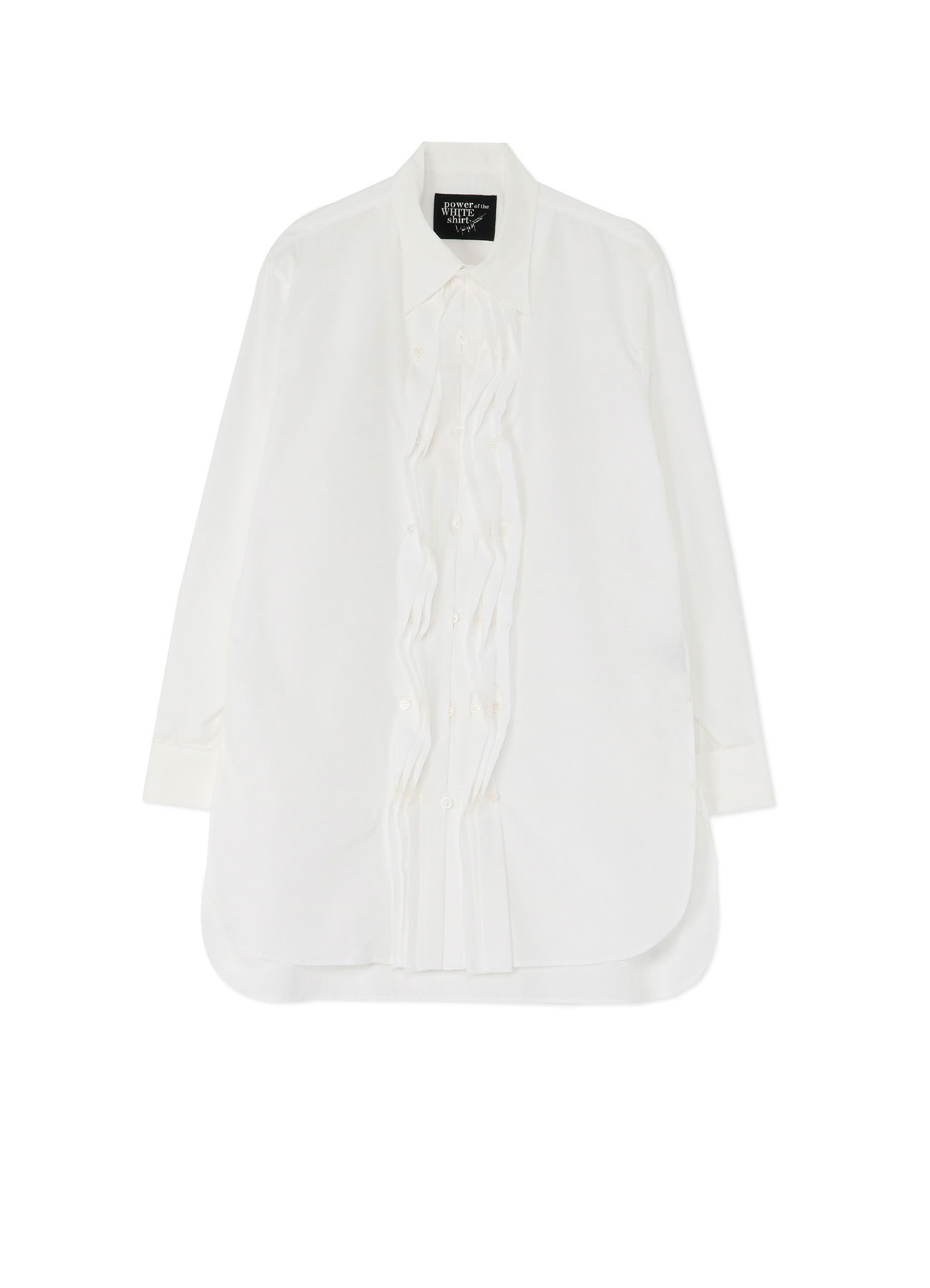 TUMBLER FINISHED COTTON BROAD FRILL BLOUSE