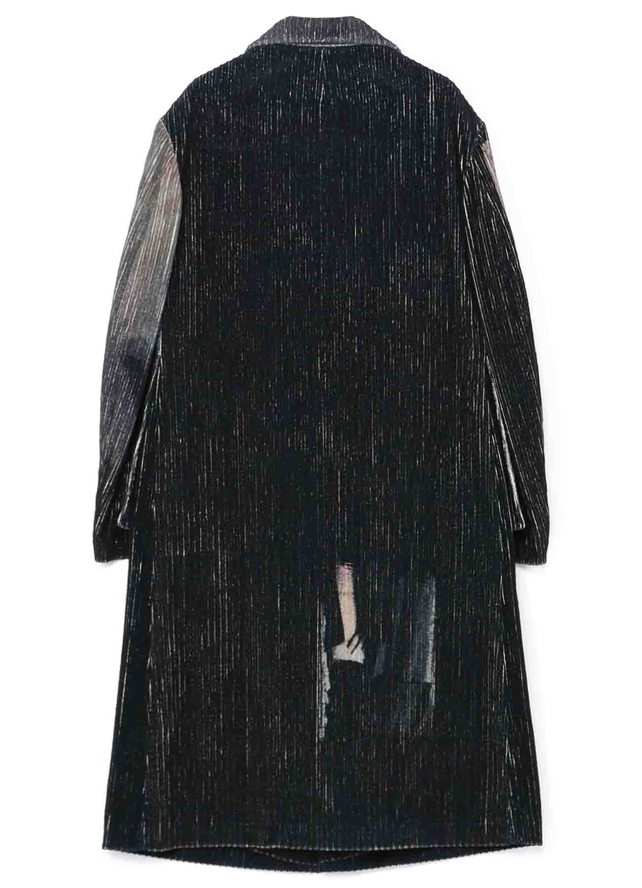 ZDZISLAW BEKSINSKI/ORIGINAL WOMEN PRINT COVERED LONG JACKET