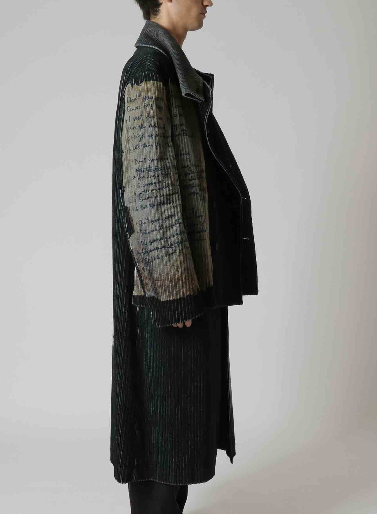 ZDZISLAW BEKSINSKI/ORIGINAL WOMEN PRINT COVERED LONG JACKET