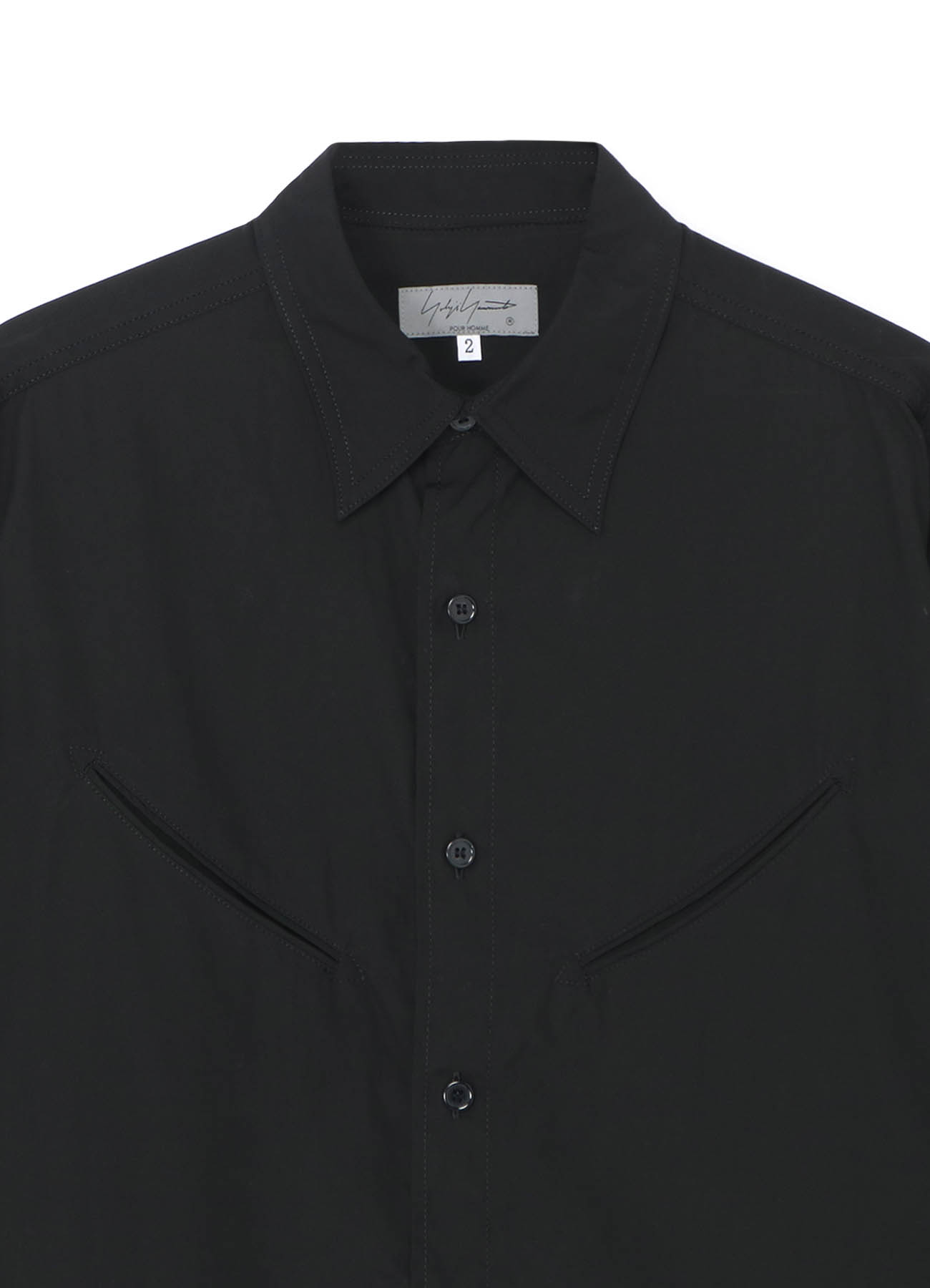 SHIRT WITH SLANTED CHEST POCKETS