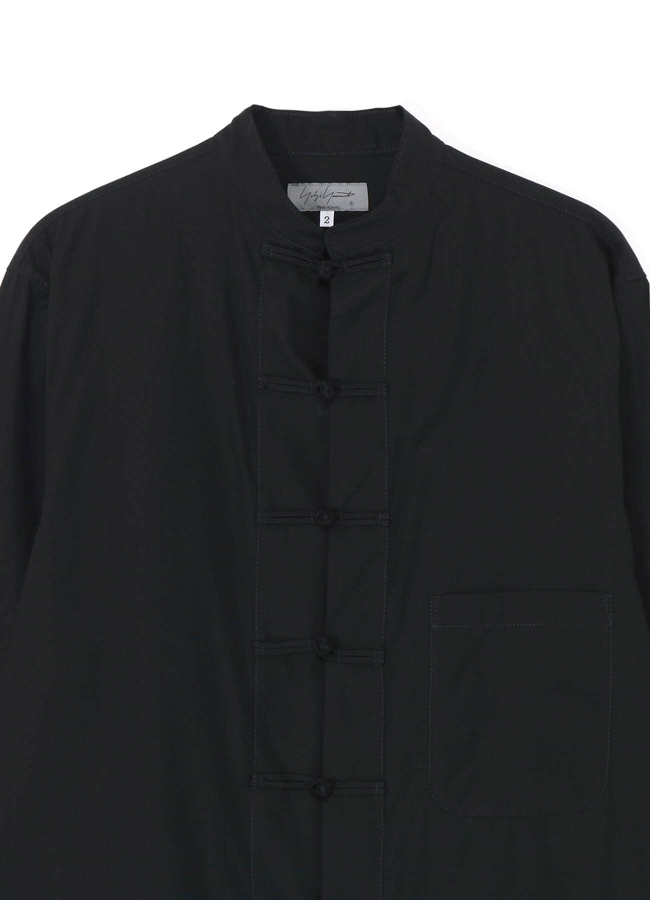 MANDARIN COLLAR SHIRT WITH CHEST POCKET