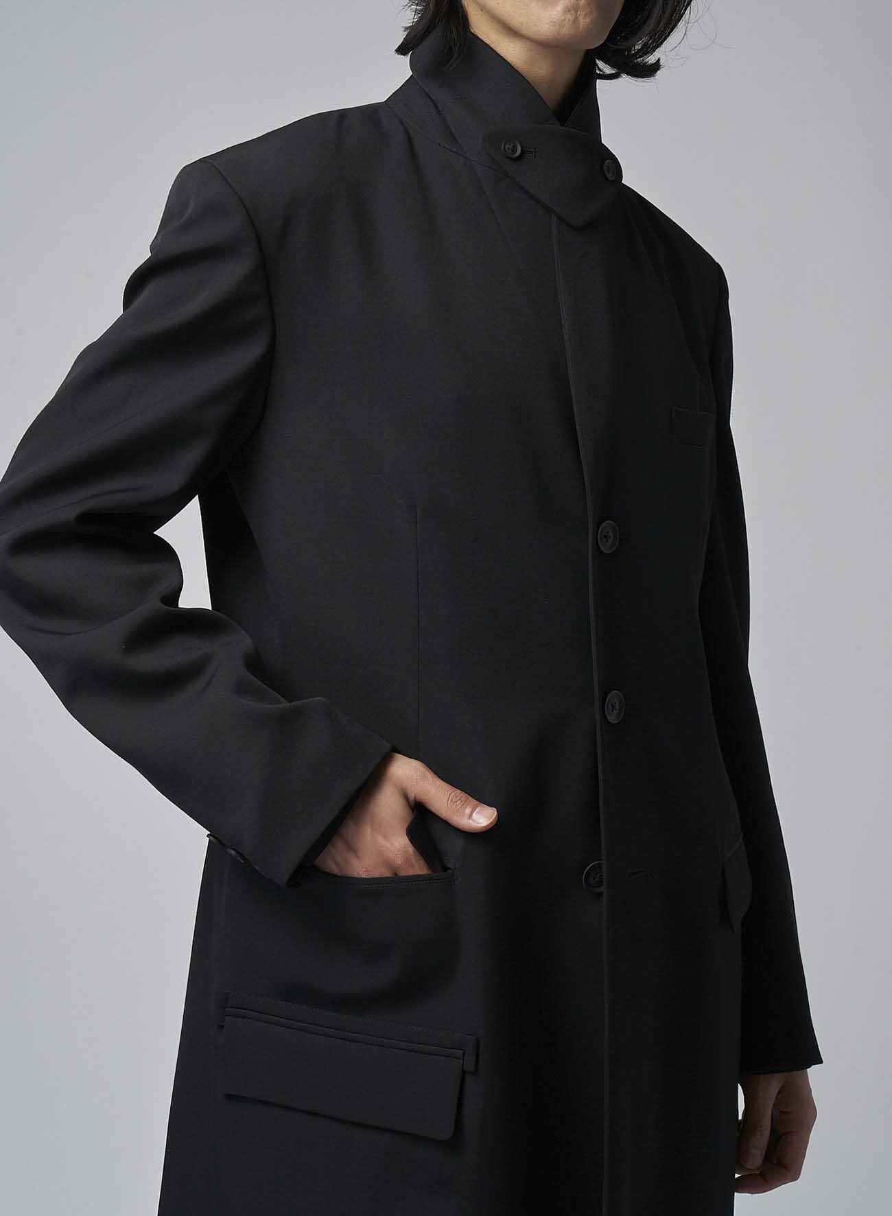 WOOL GABARDINE DOCTOR'S COAT