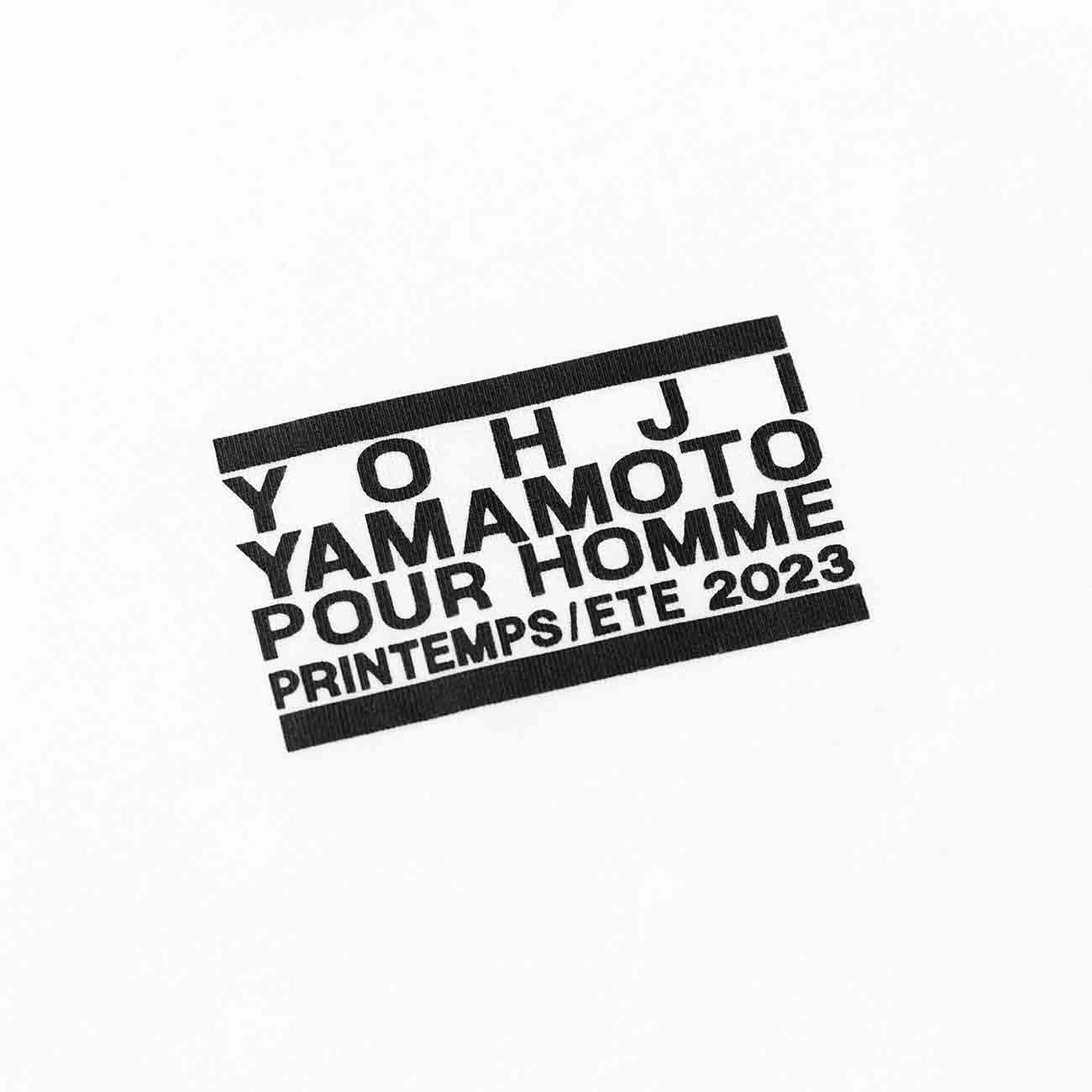 Yohji Yamamoto x NEW ERA AW99 ERASER LOGO WHITE TEE
