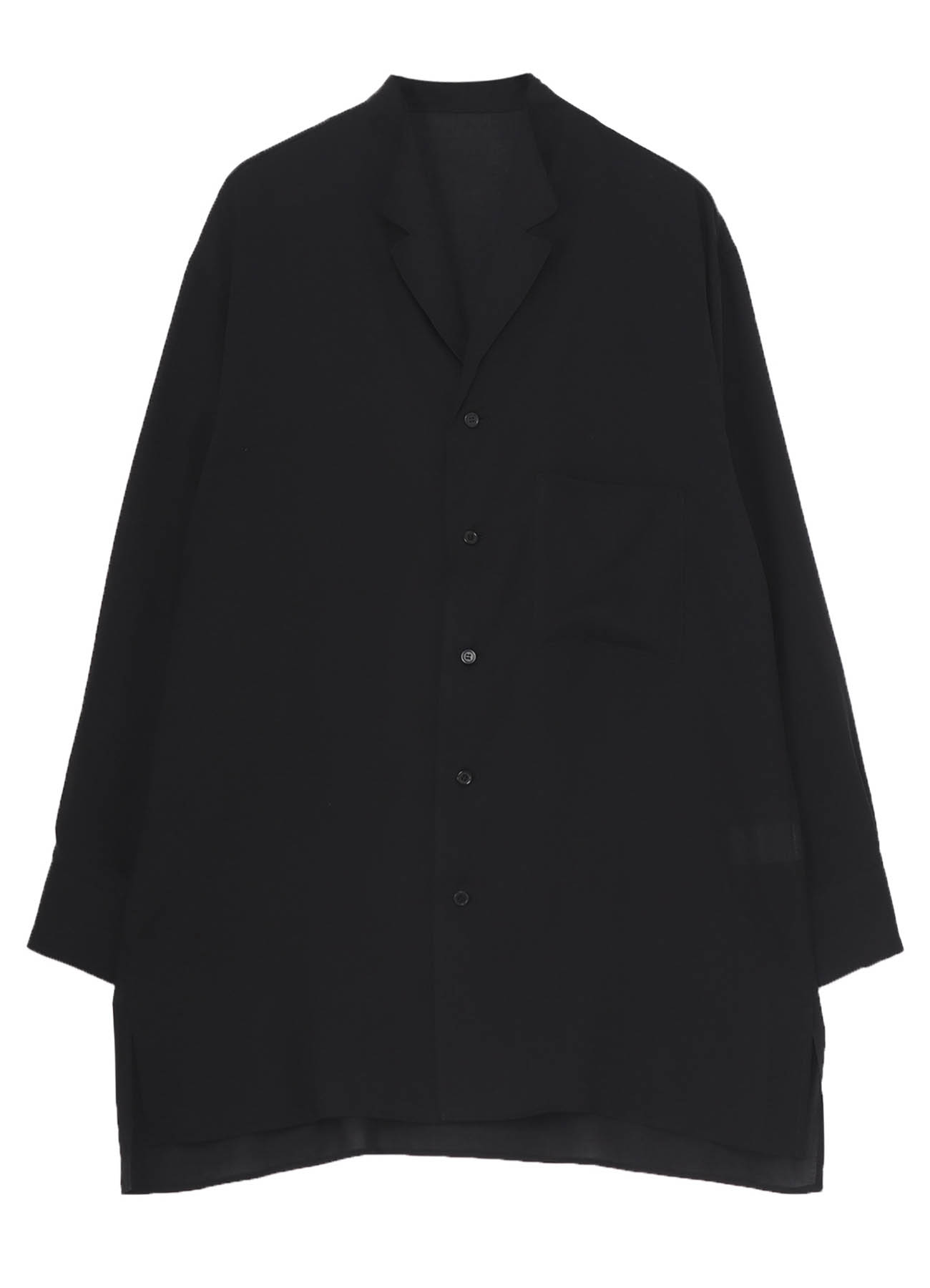 CELLLOSE LAWN NOTCHED SHIRT