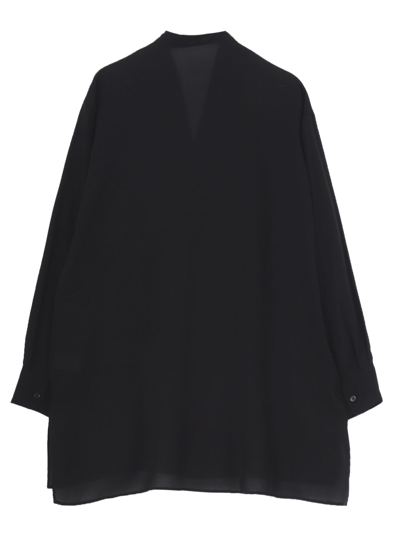 CELLLOSE LAWN NOTCHED SHIRT