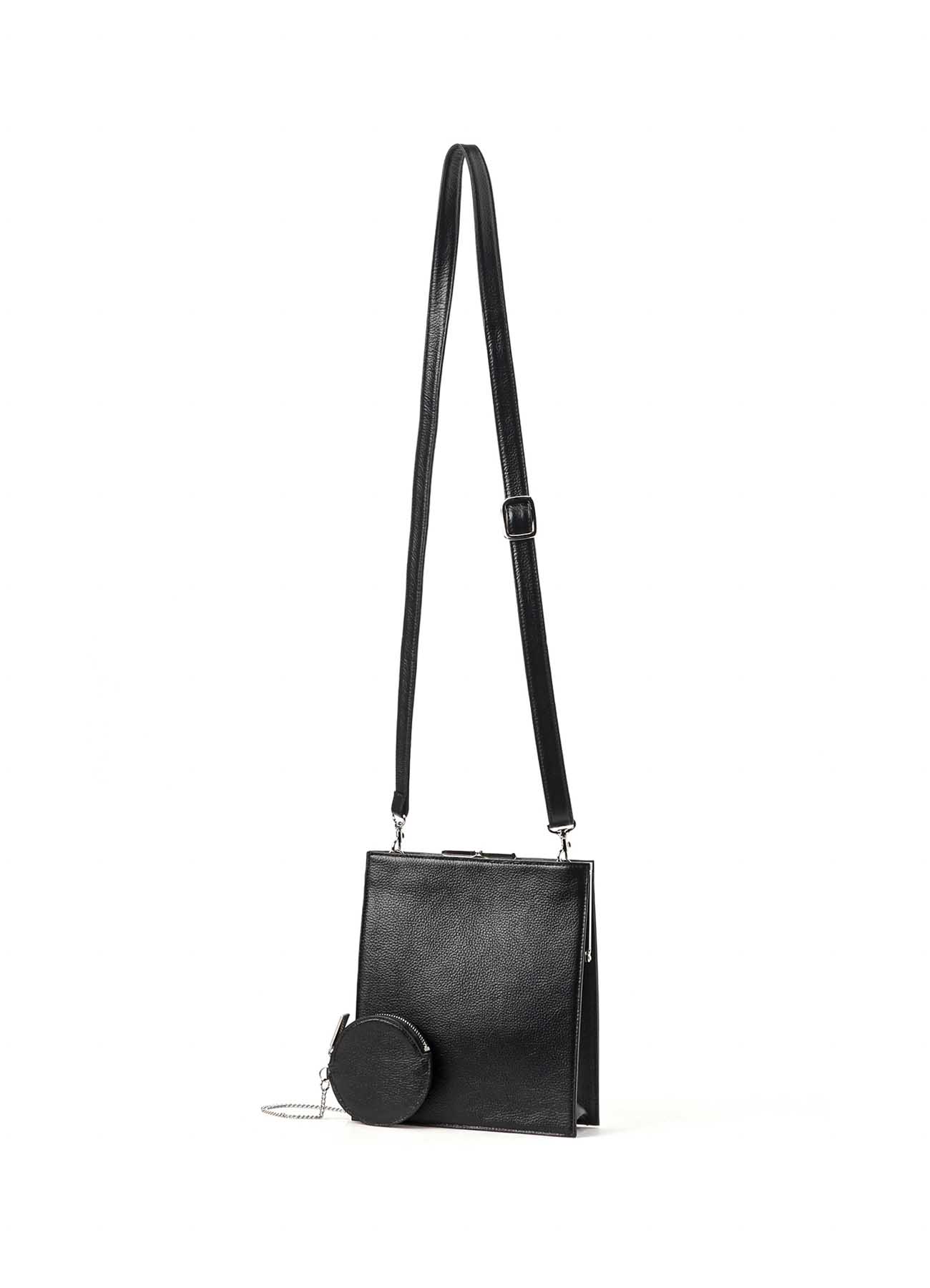 SOFT SHRINK LEATHER MUSETTE BAG