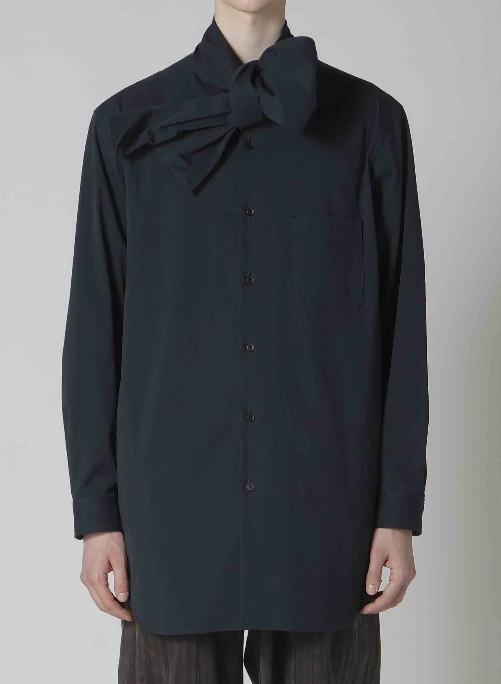 C/NYLON HIGH-DENSITY OX STOLE BLOUSE