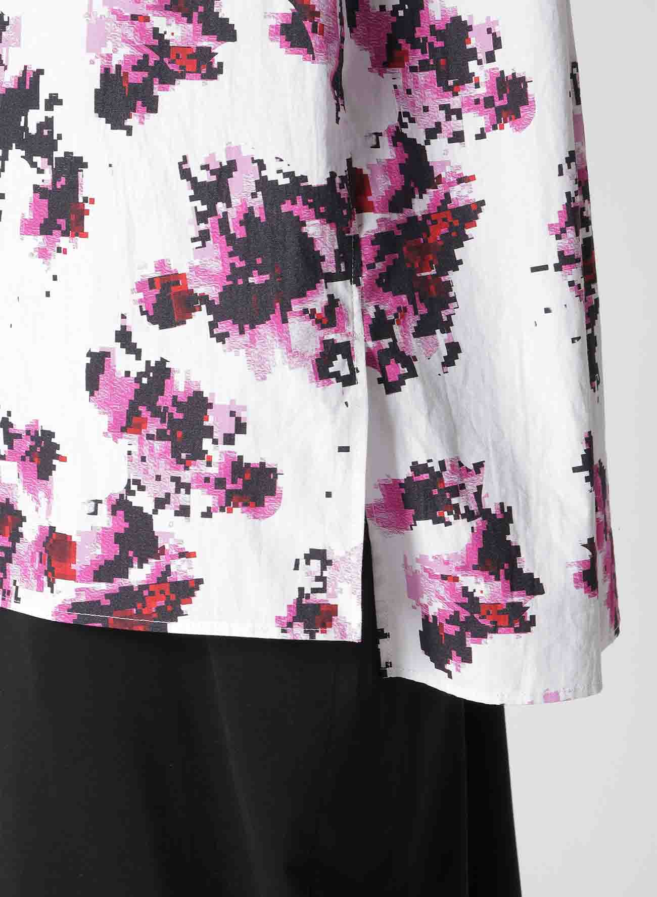 BROAD FLOWER PT BIG BLOUSE