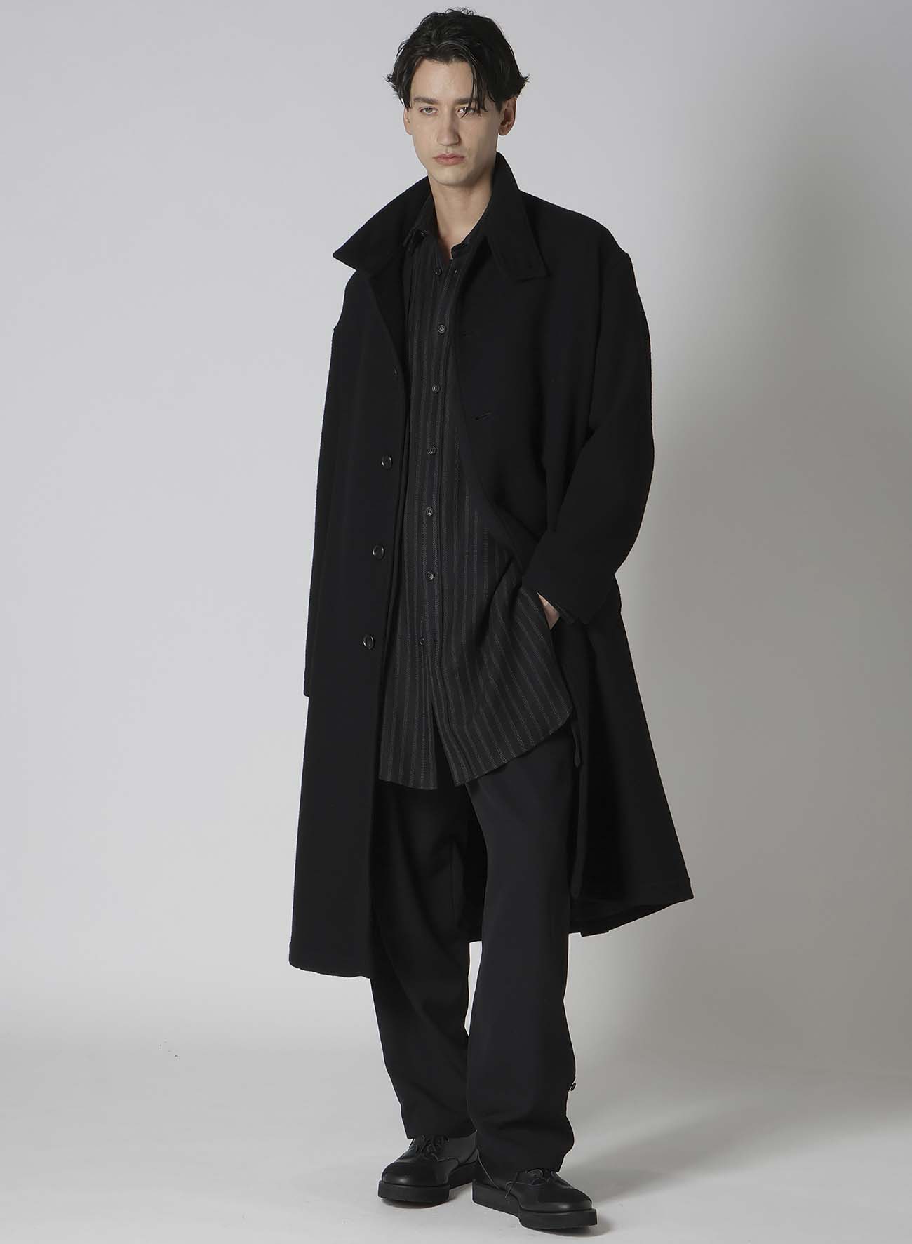 【Launching 10:00(JST) October 16】AIRY MOSSER STAND COLLAR COAT