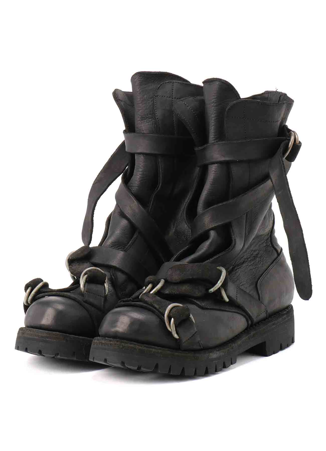 CARF GRAIN MILITARY BOOTS