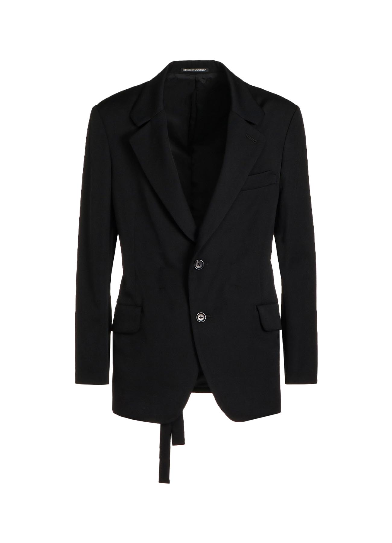 WOOL GABARDINE INNER BELT JACKET