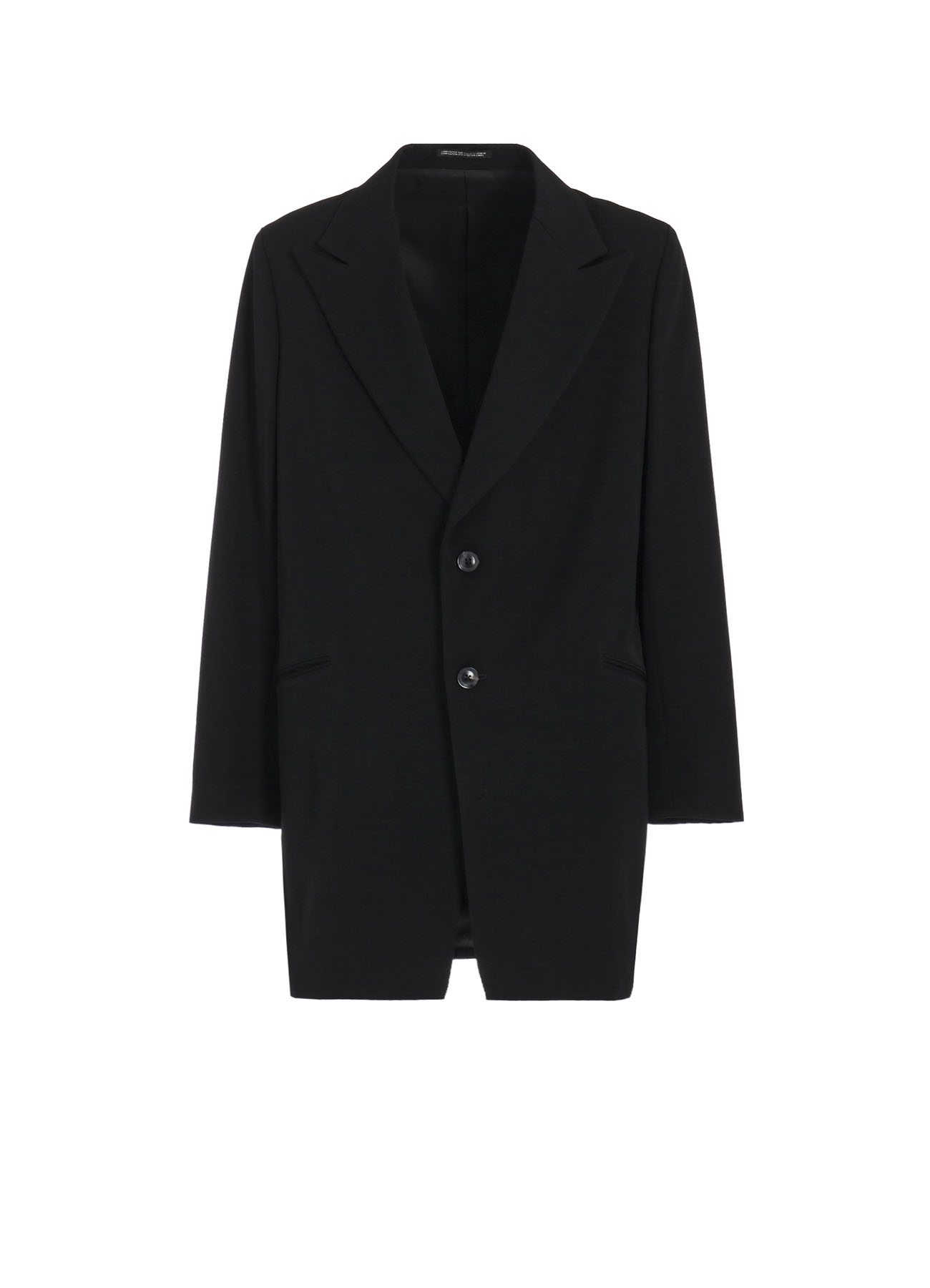 CASHMERE WEAVE PEAKED LAPEL JACKET