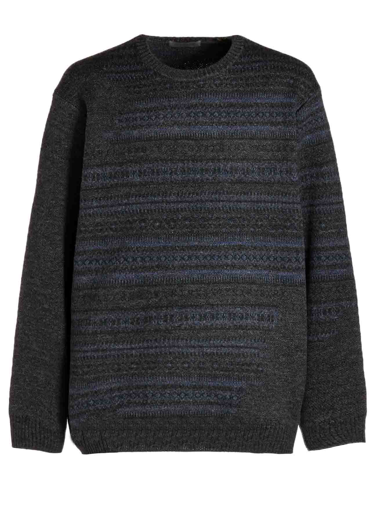 WORMHOLE ROUND NECK KNIT