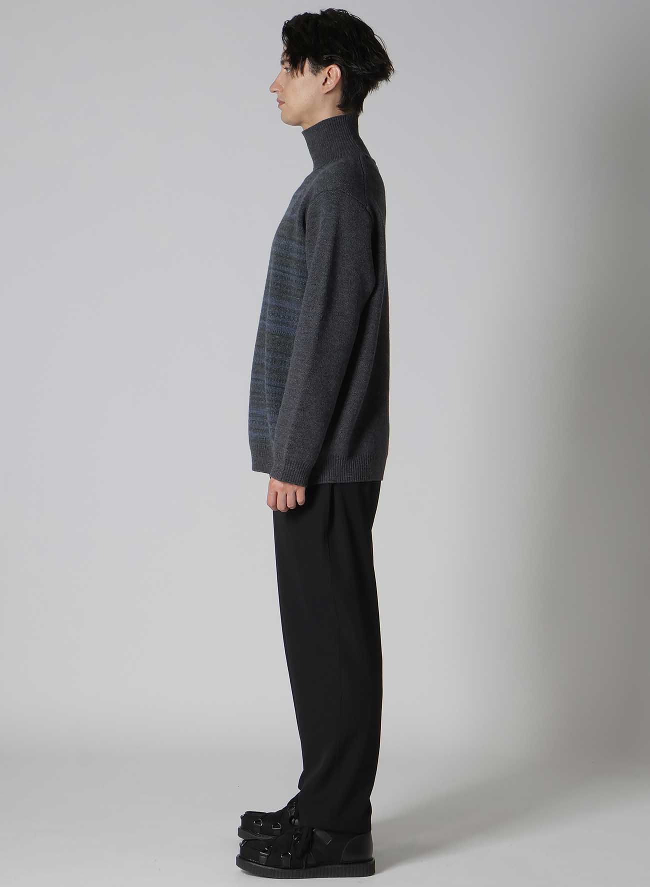 WORMHOLE HIGH NECK KNIT