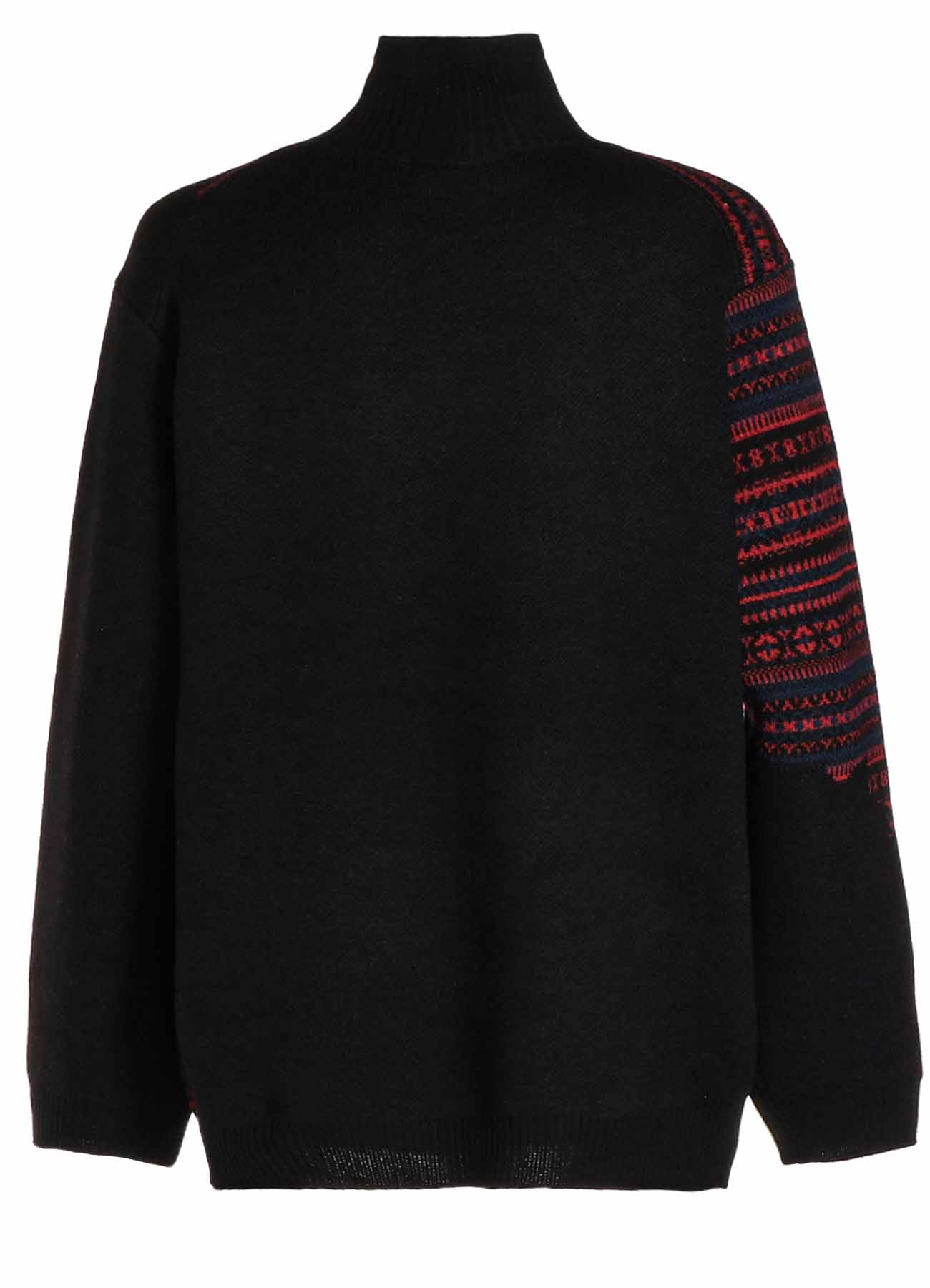 WORMHOLE HIGH NECK KNIT