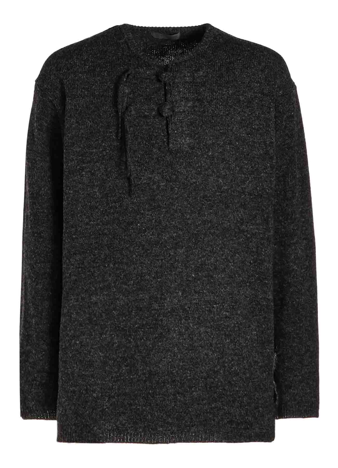 CHINA BUTTON HENRY NECK KNIT