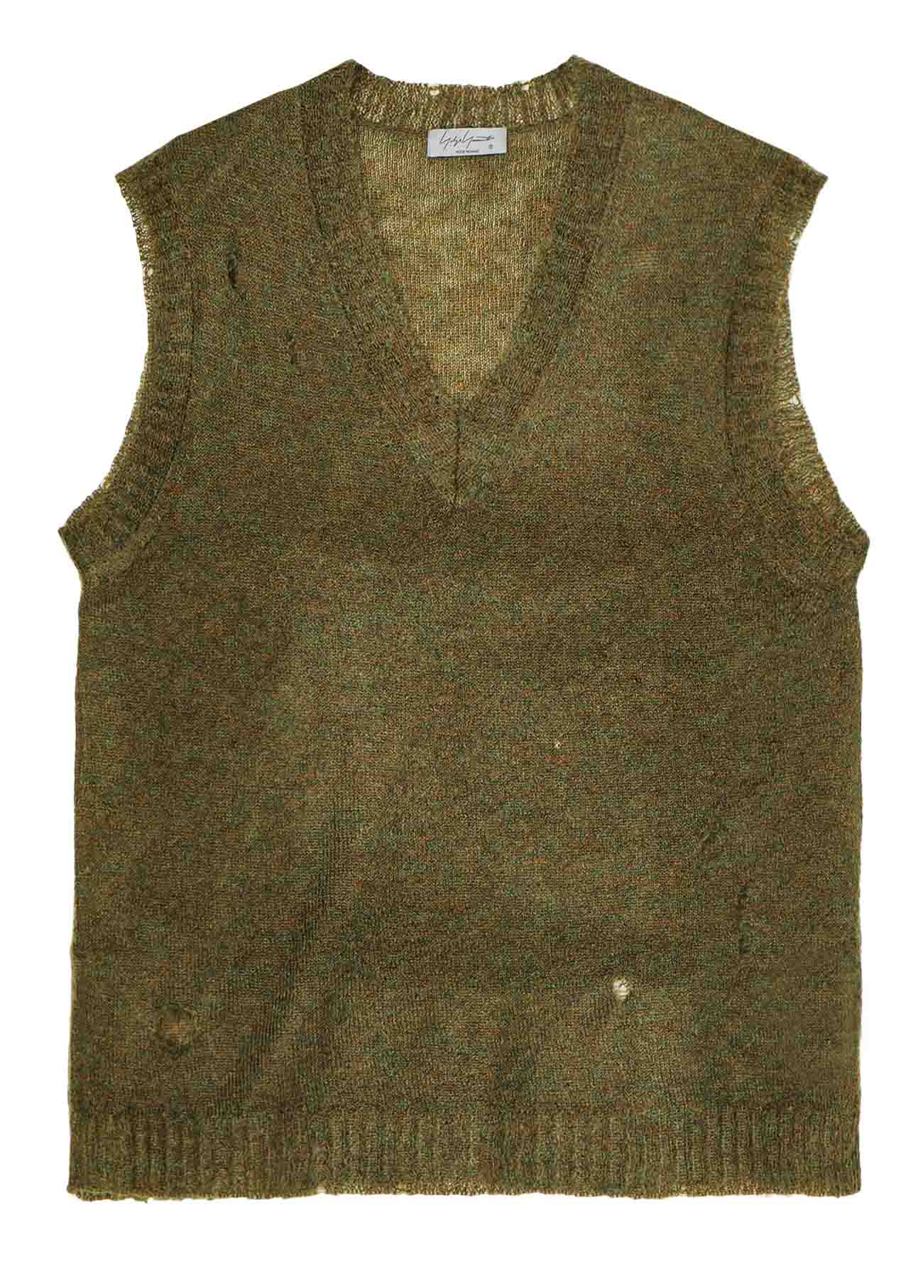 7G1P PLAIN STITCH V VEST