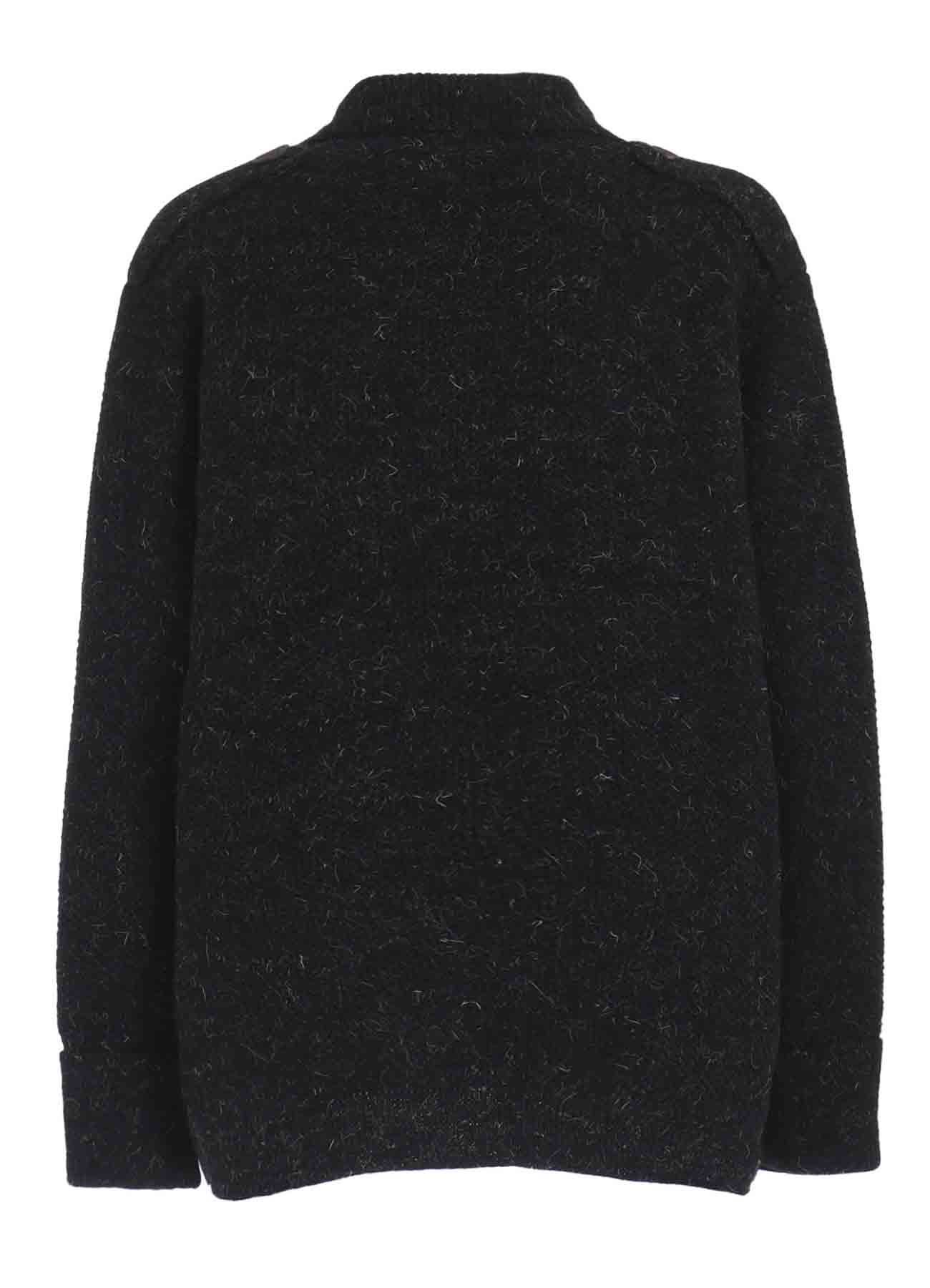 5G HALF TUCK FRONT DOUBLE CARDIGAN