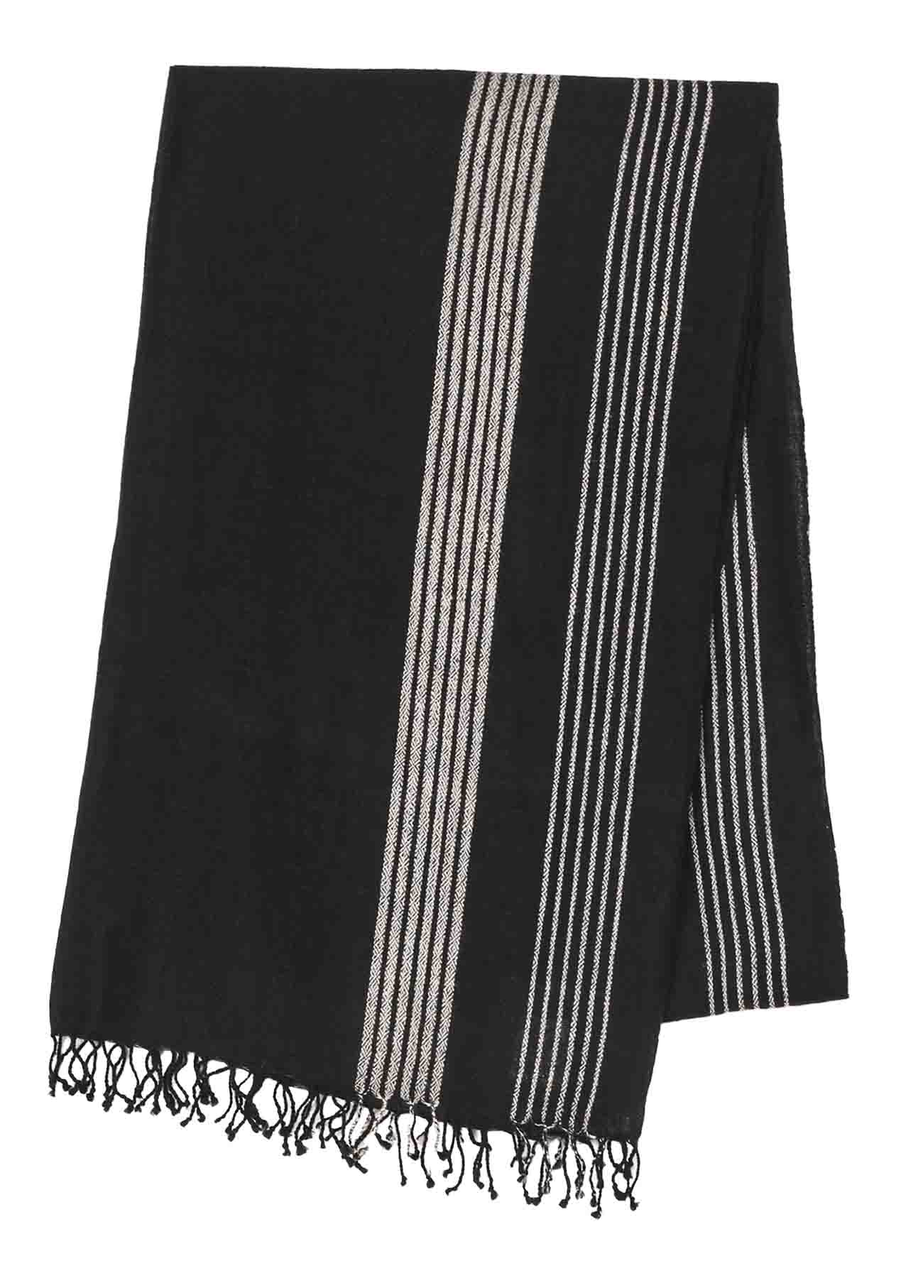 CASHMERE D JQ STRIPE SCARF