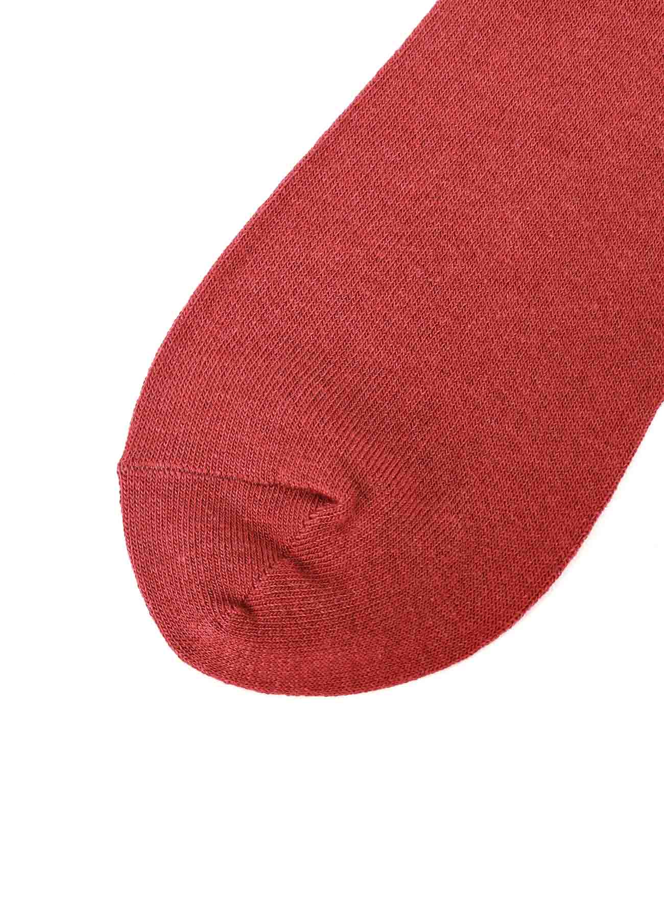 C/AC PLAIN STITCH A PLAIN COLOR HIGH SOCKS