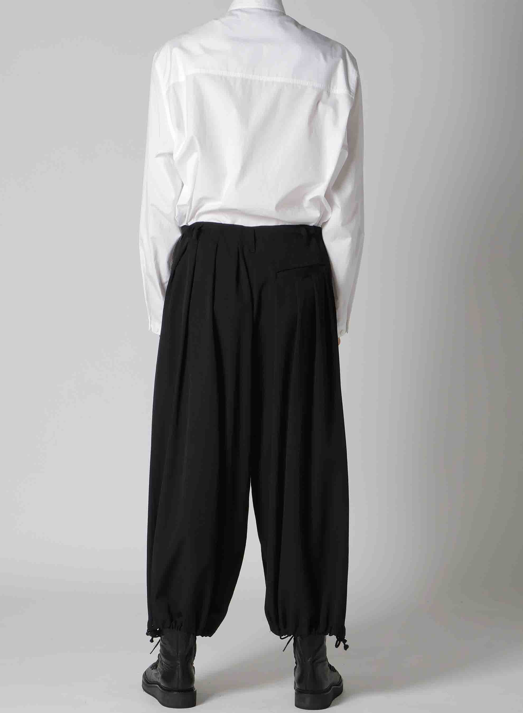 WOOL GABARDINE STANDARD BALLON PANTS