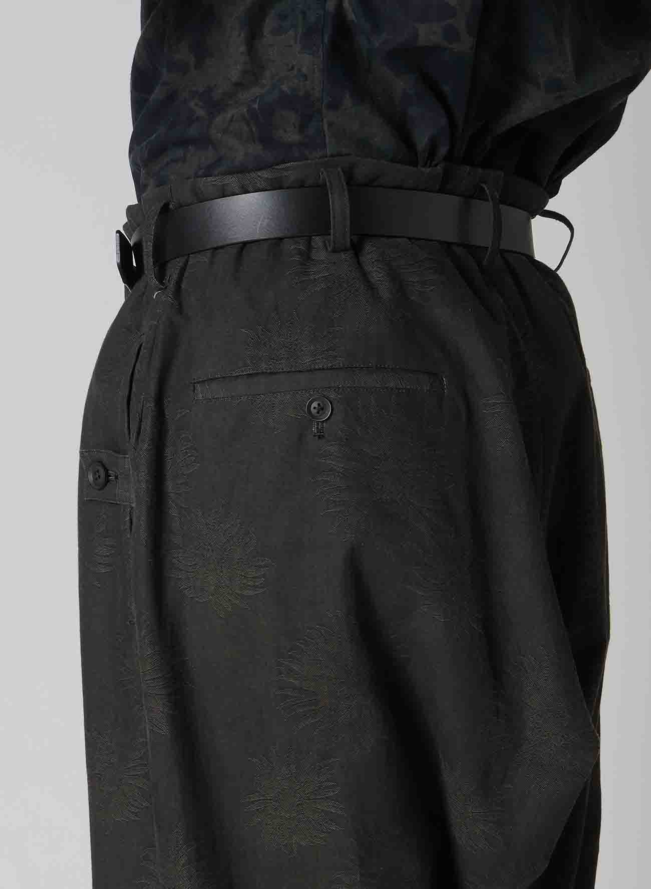 DUNGAREE JQ BLACK SLIM SAROUEL PANTS