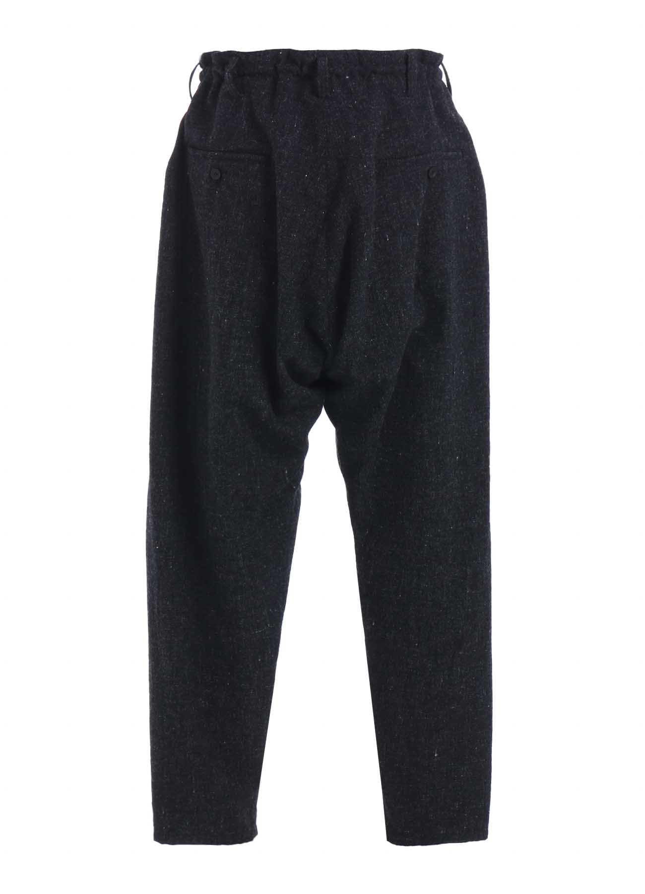 WOOL SPINNING SLIM SAROUEL PANTS