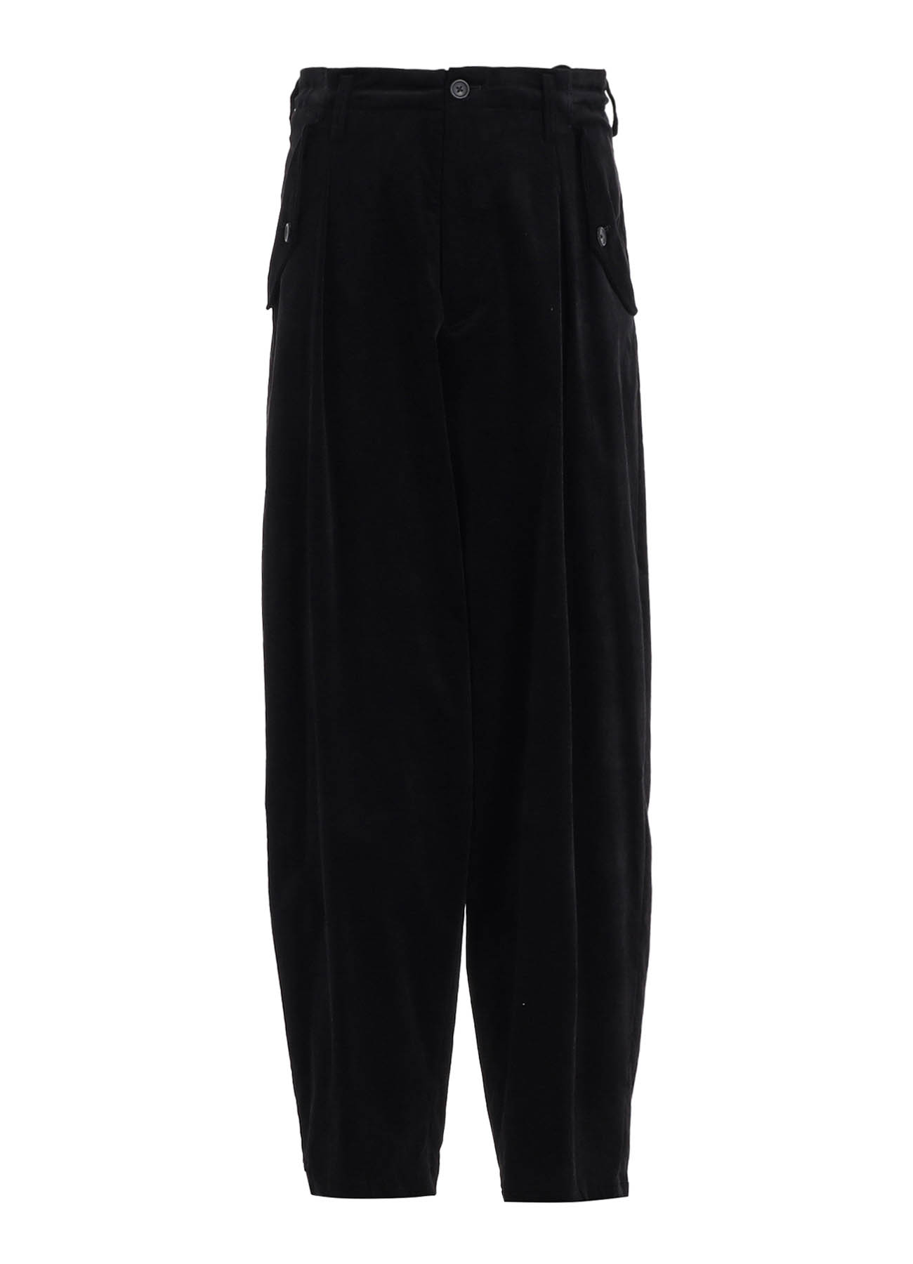 50C VELVET TUCK PANTS