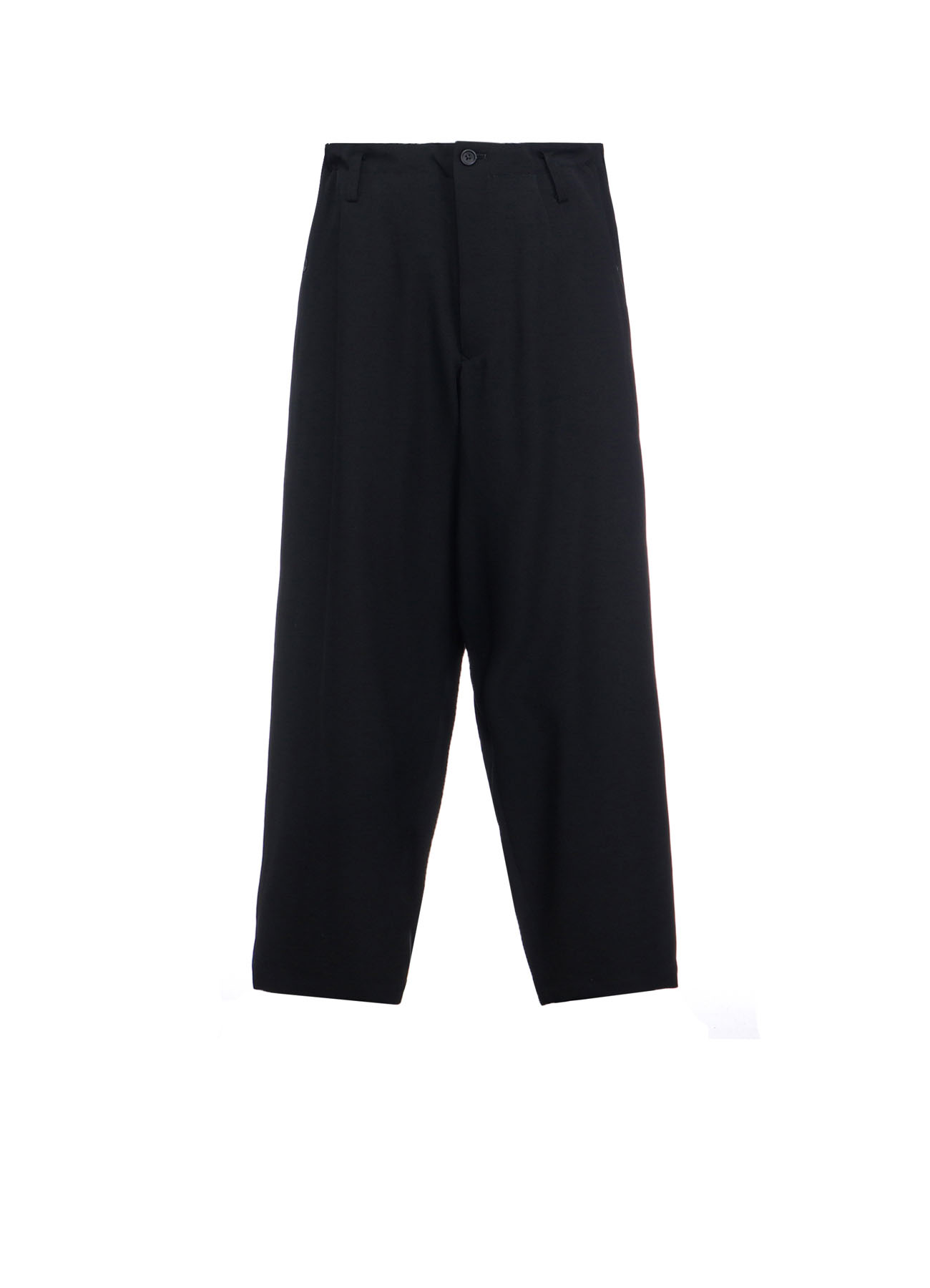 WOOL GABARDINE WIDE STRING PANTS