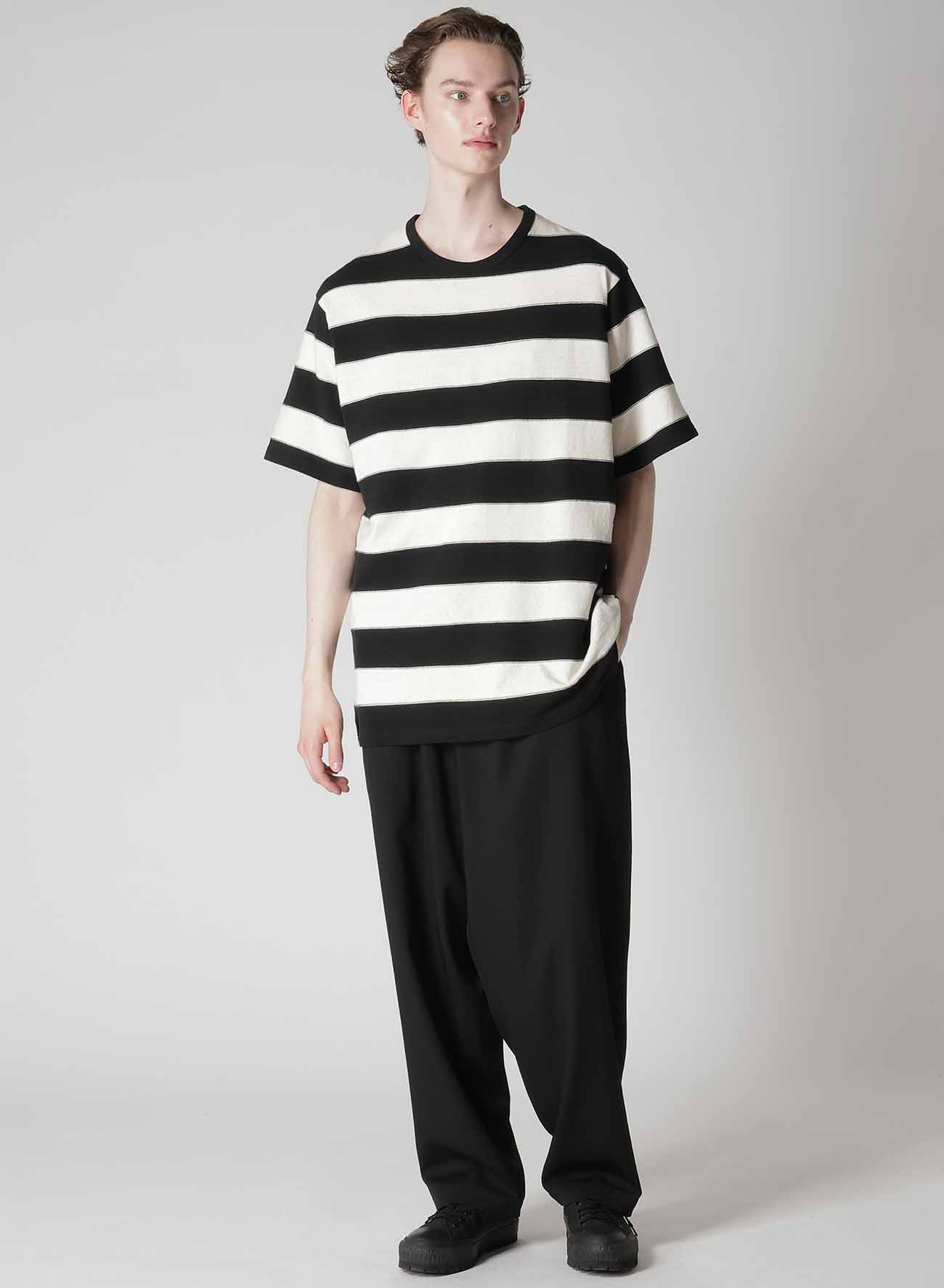 19/1 PLAIN STITCH STRIPE SHORT SLEEVE