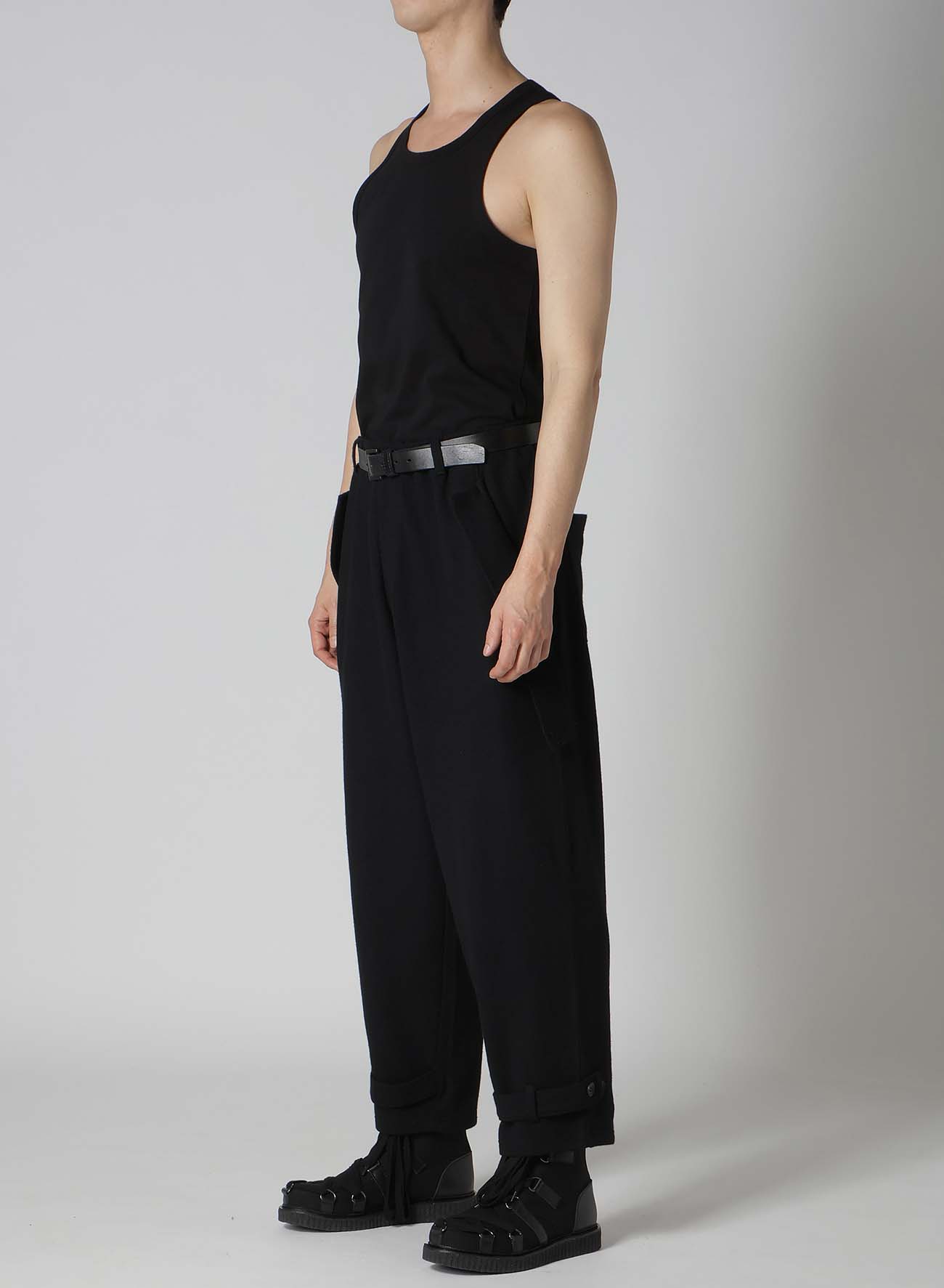 SOFT JERSEY HEM TAB PANTS