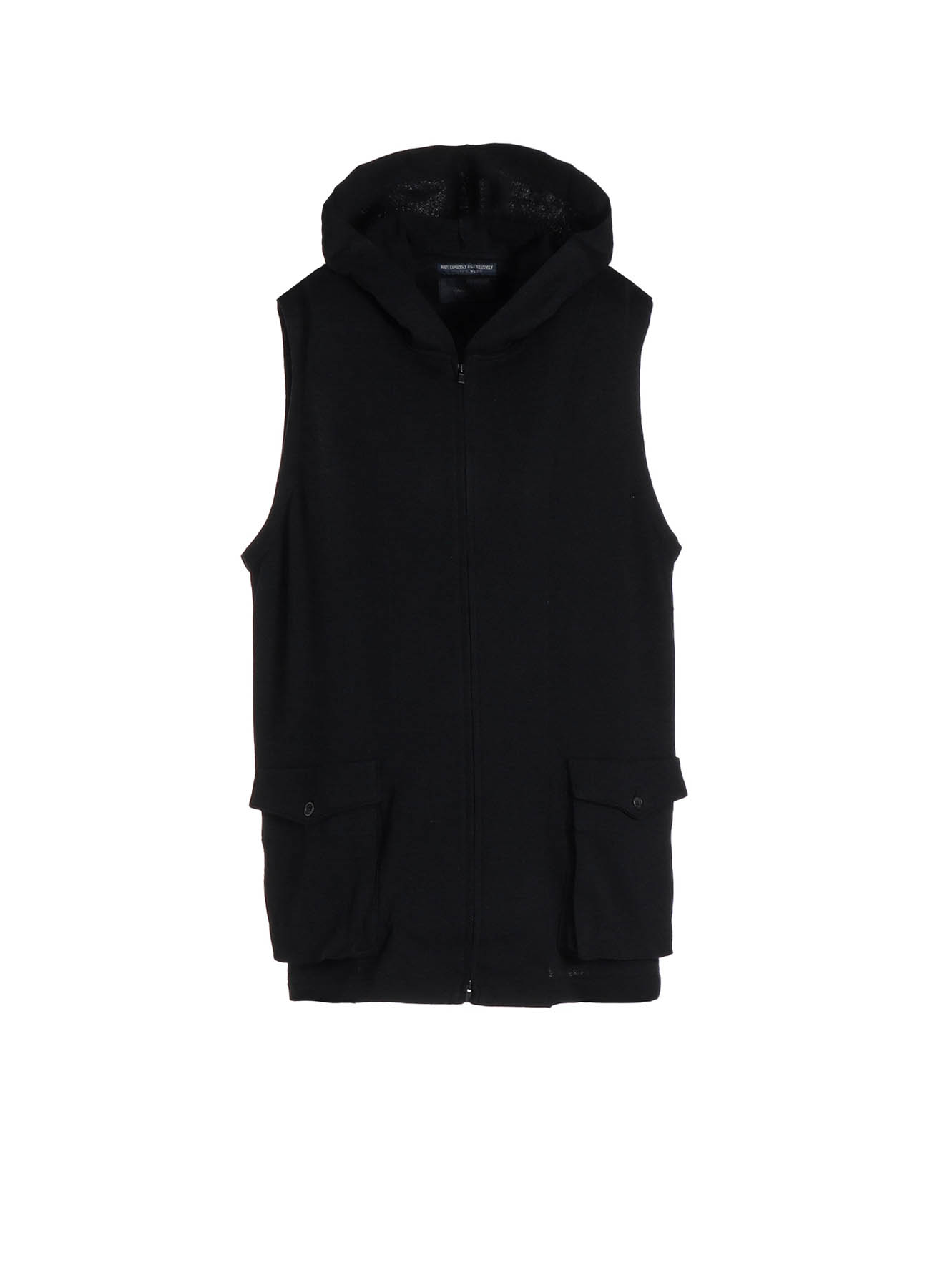 40/- GAUZE FLEECE RE FRONT OPEN VEST