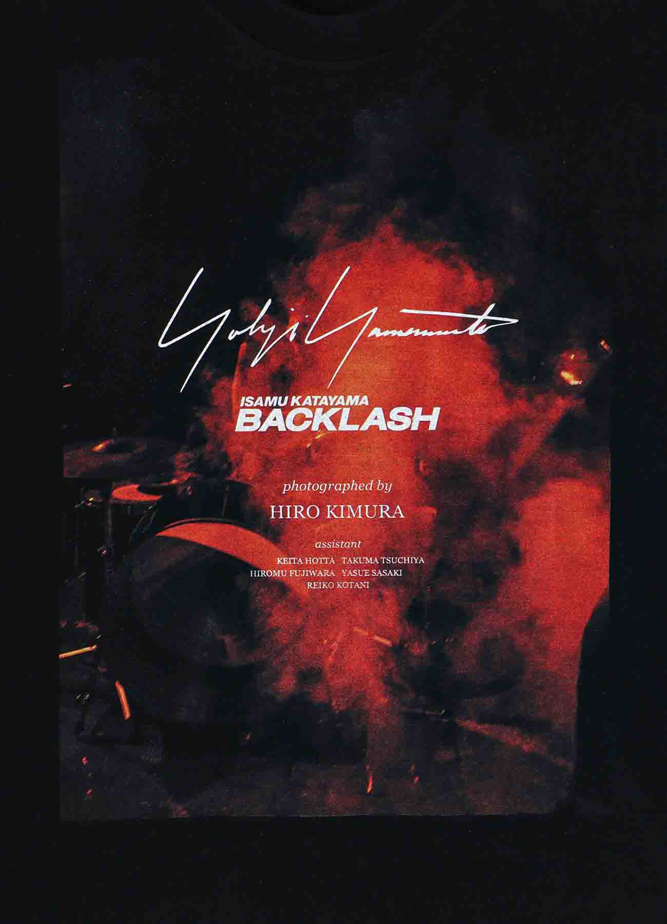 Yohji Yamamoto X BACKLASH PHOTOGRAPH T-SHIRT