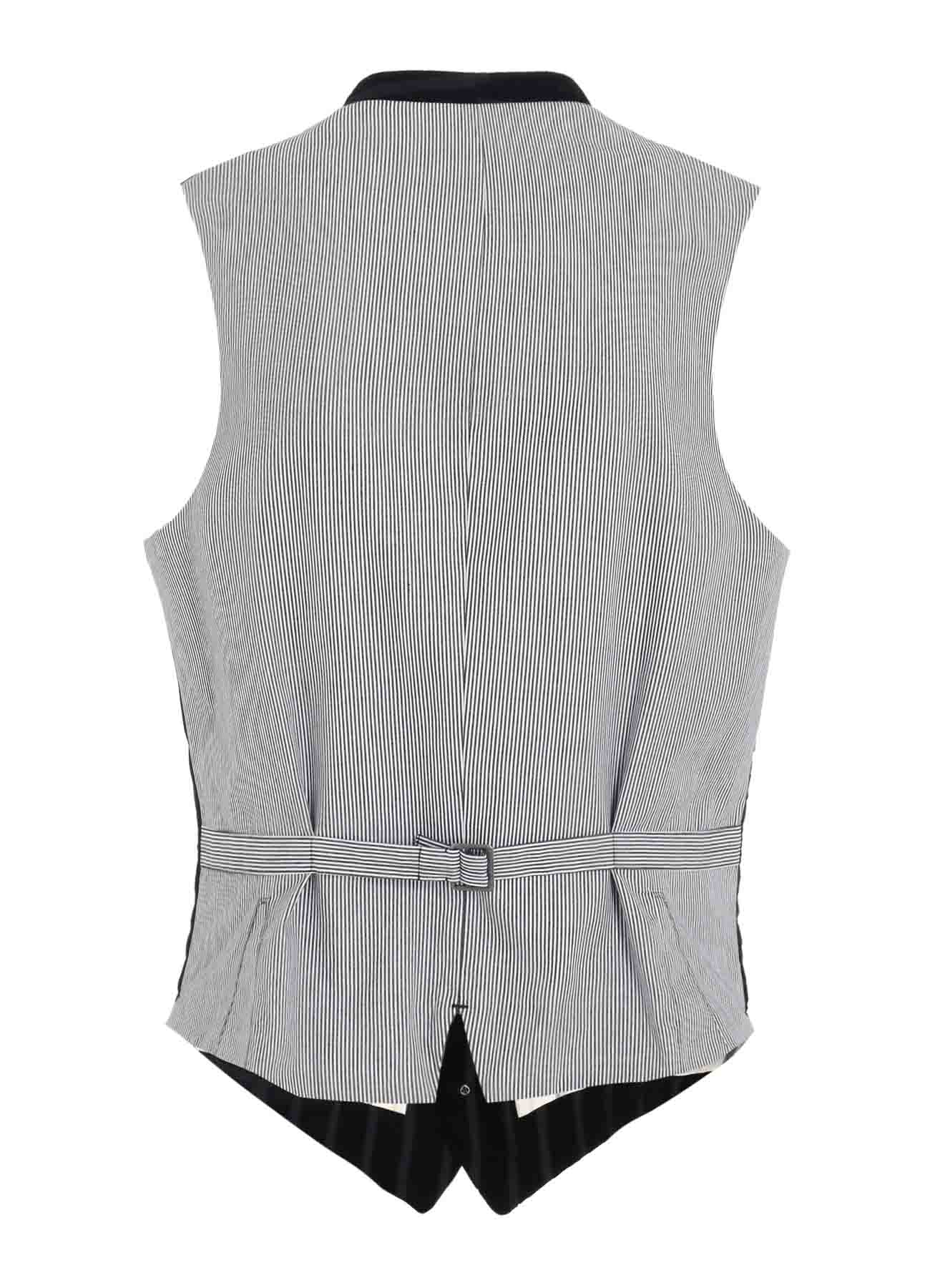 VELVET WIDE WRINKLE STRIPES 5BS VEST