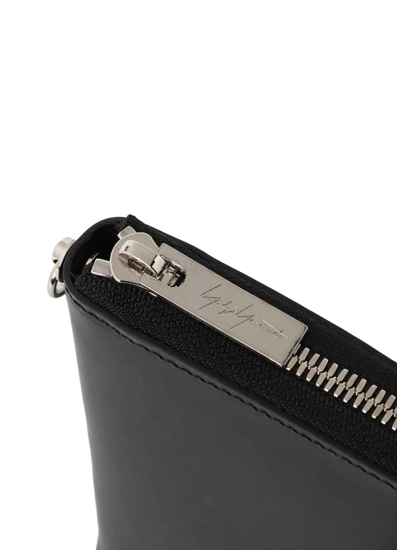 COW LEATHER ZIPPER WALLET S