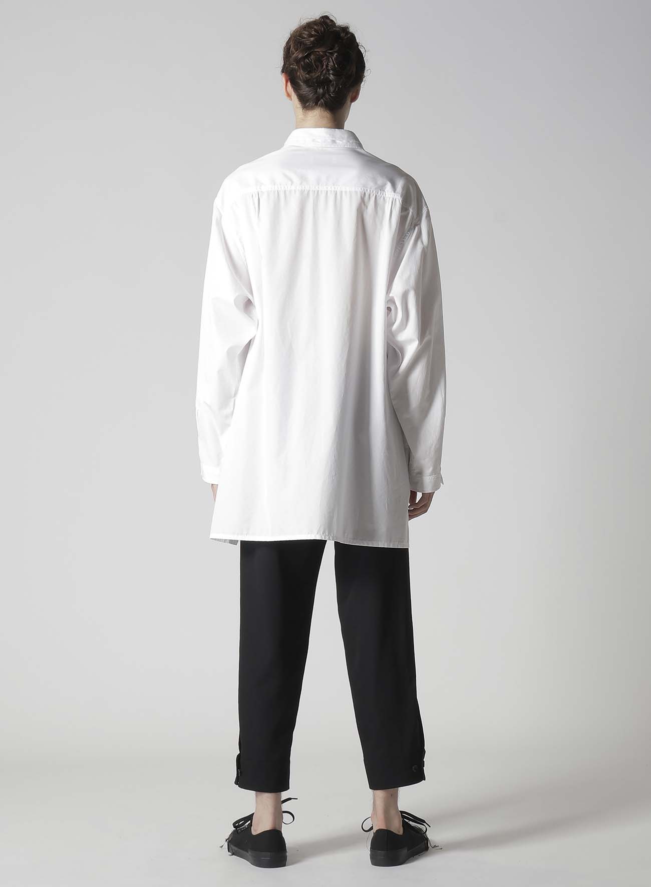 CHAIN STITCH BROAD SPARE TRIPLE COLLAR BLOUSE