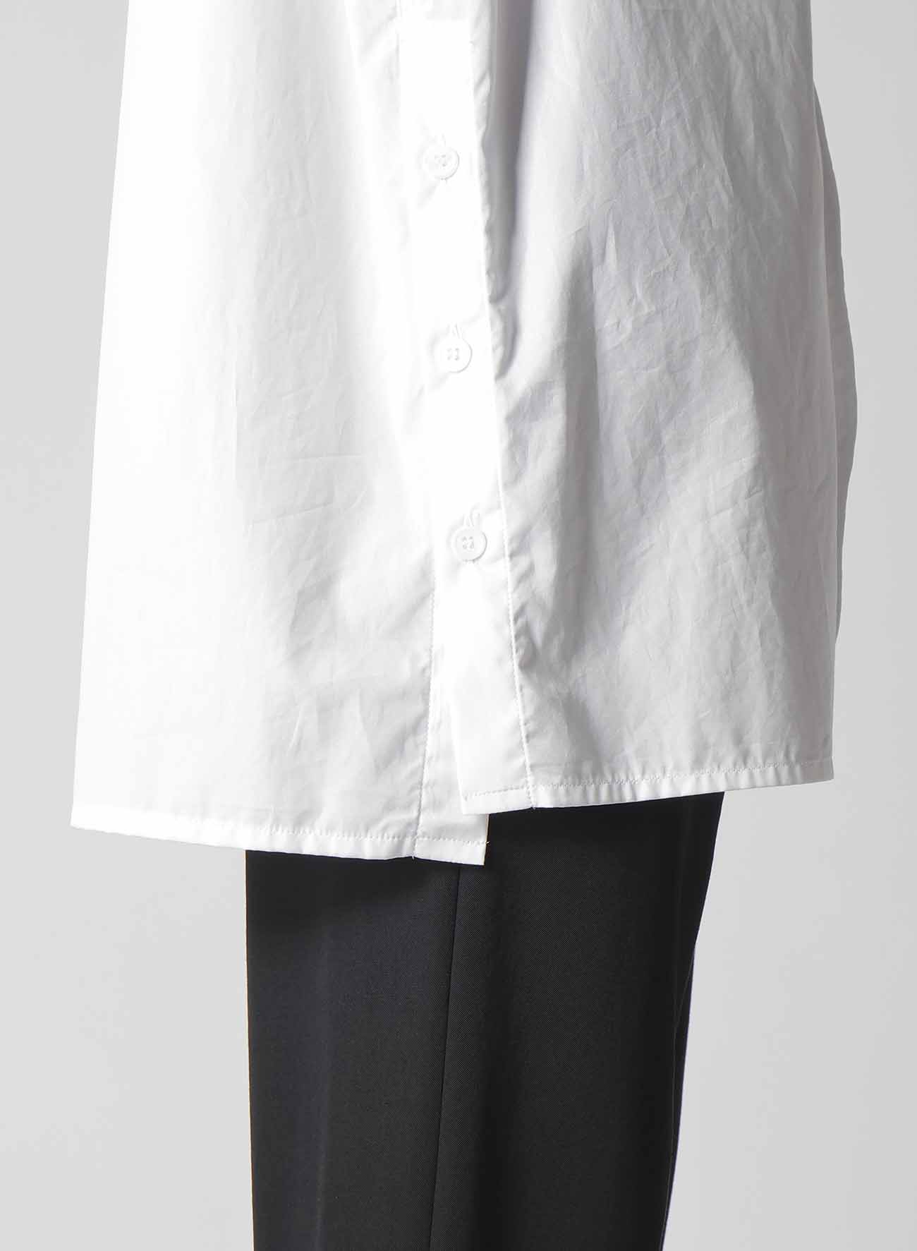 CHAIN STITCH BROAD SPARE TRIPLE COLLAR BLOUSE