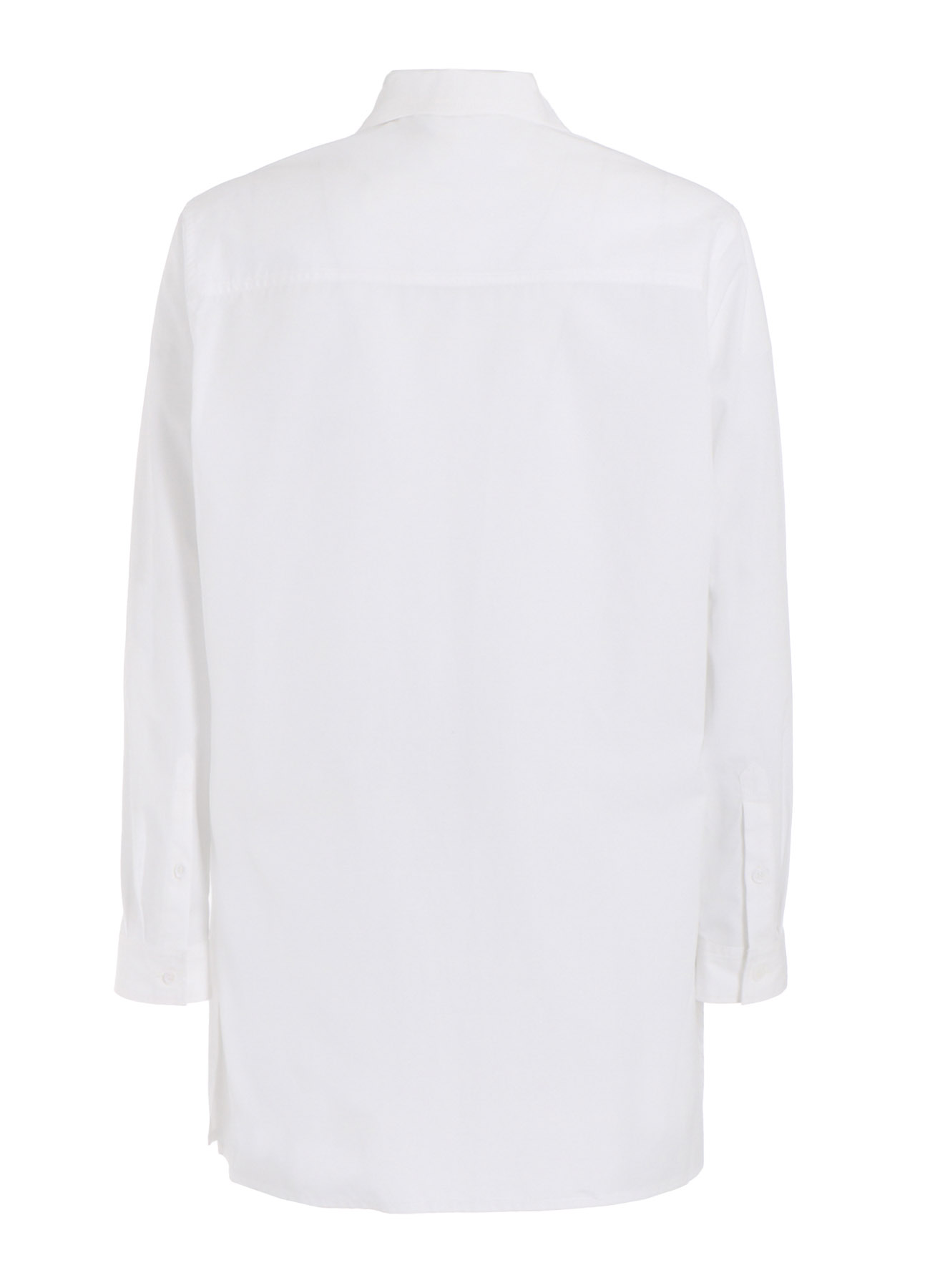 CHAIN STITCH BROAD OPEN COLLAR BLOUSE