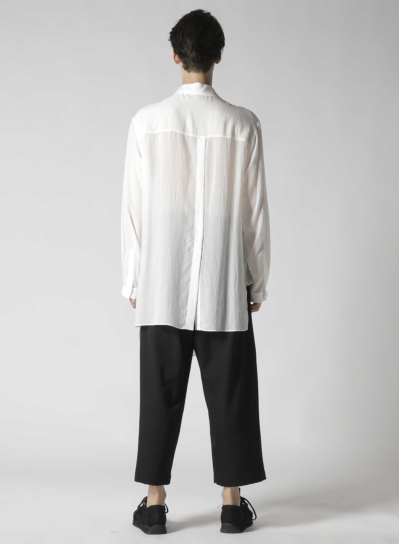 【Launching 10:00(JST), Jan 11】60 CELLULOSE LOAN UNBALANCED COLLAR BLOUSE