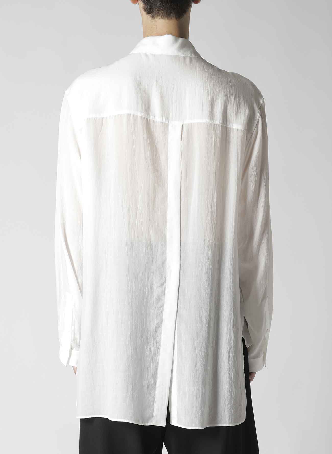 【Launching 10:00(JST), Jan 11】60 CELLULOSE LOAN UNBALANCED COLLAR BLOUSE