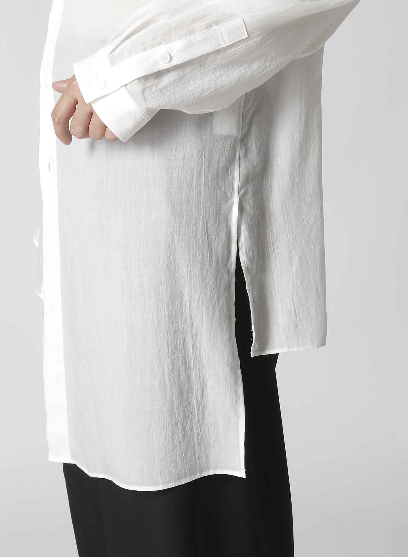 【Launching 10:00(JST), Jan 11】60 CELLULOSE LOAN UNBALANCED COLLAR BLOUSE