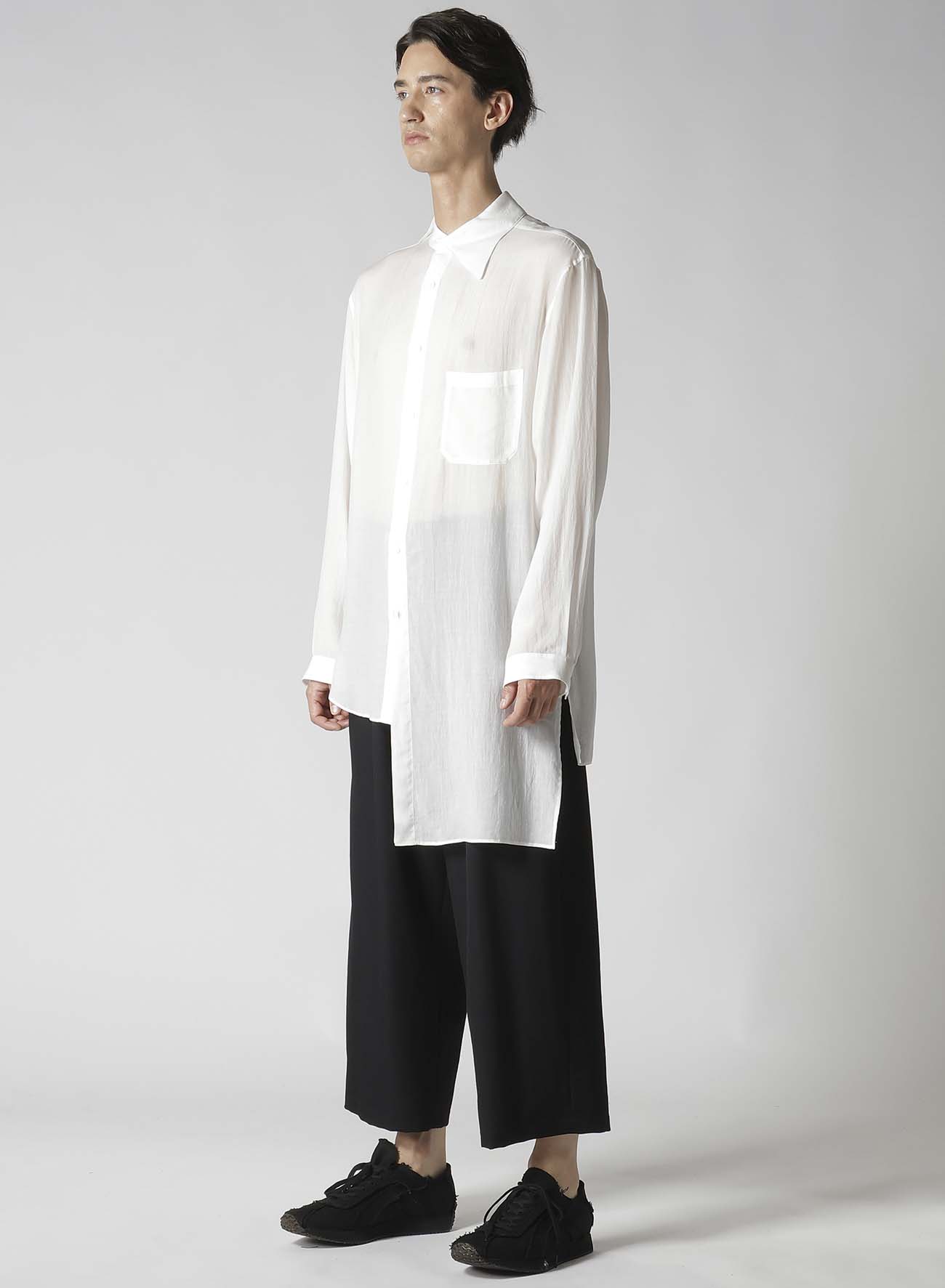 【Launching 10:00(JST), Jan 11】60 CELLULOSE LOAN UNBALANCED COLLAR BLOUSE