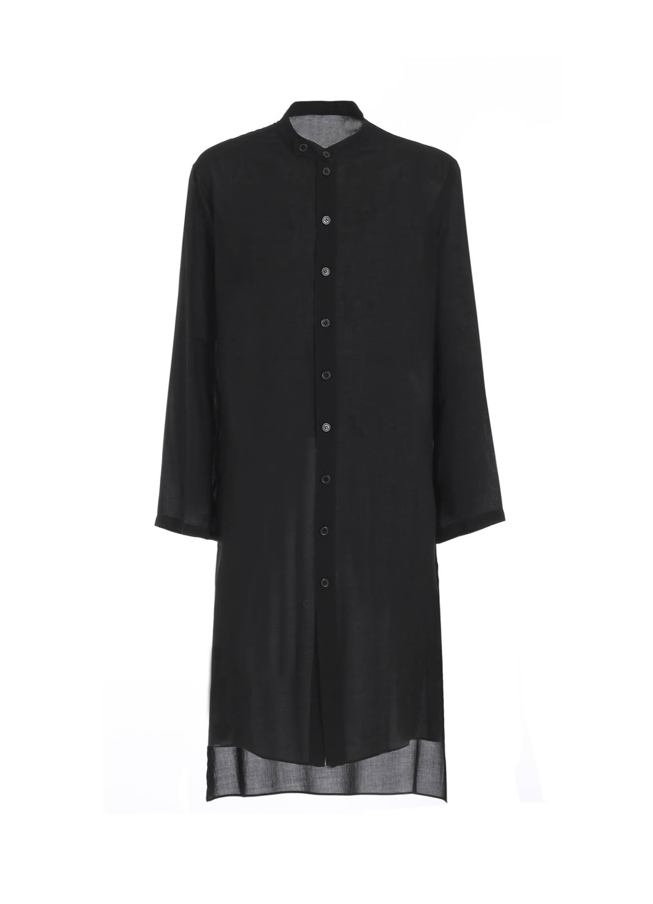 【Launching 10:00(JST), Jan 11】80 MODAL LOAN STAND COLLAR LONG BLOUSE