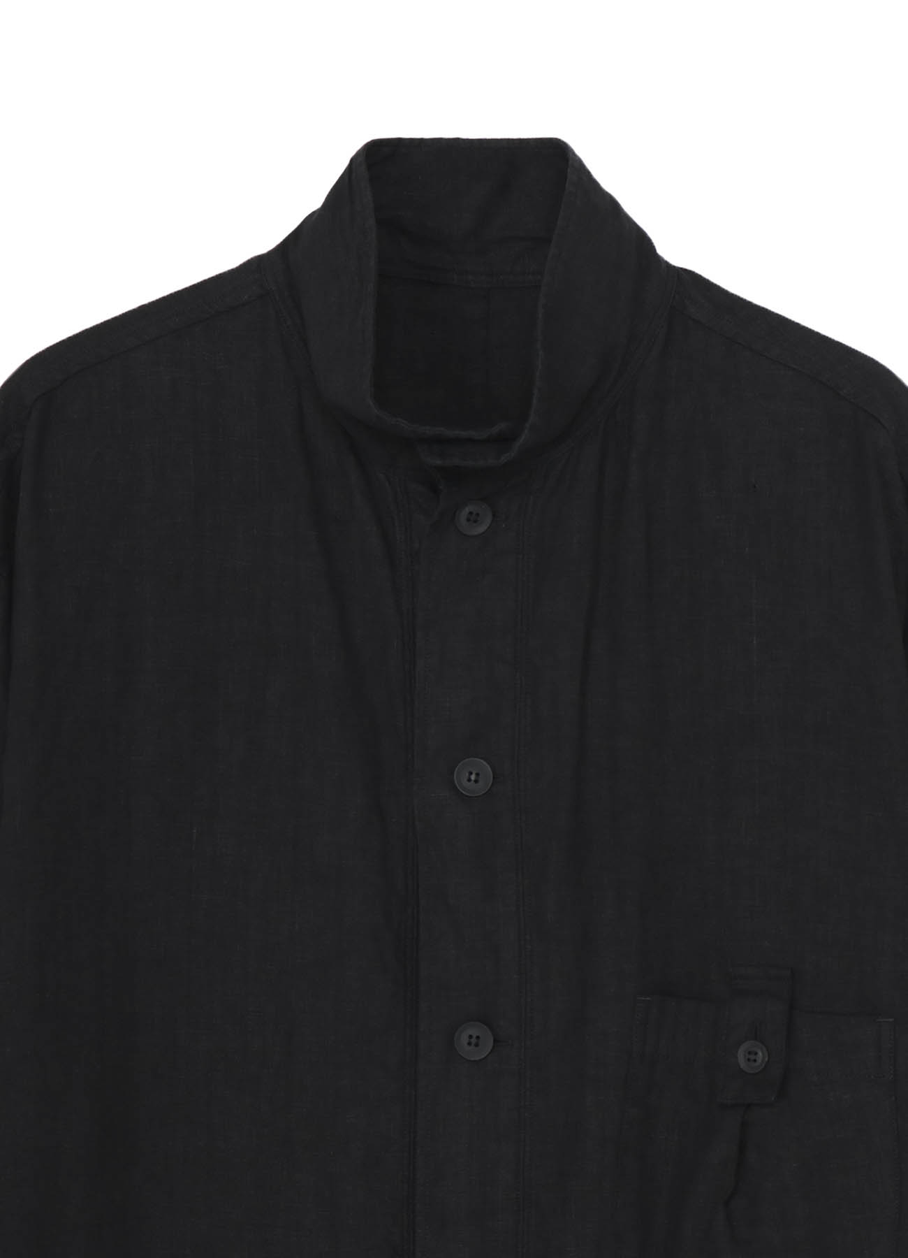 GARMENT DYE FLAX SHIRT COAT