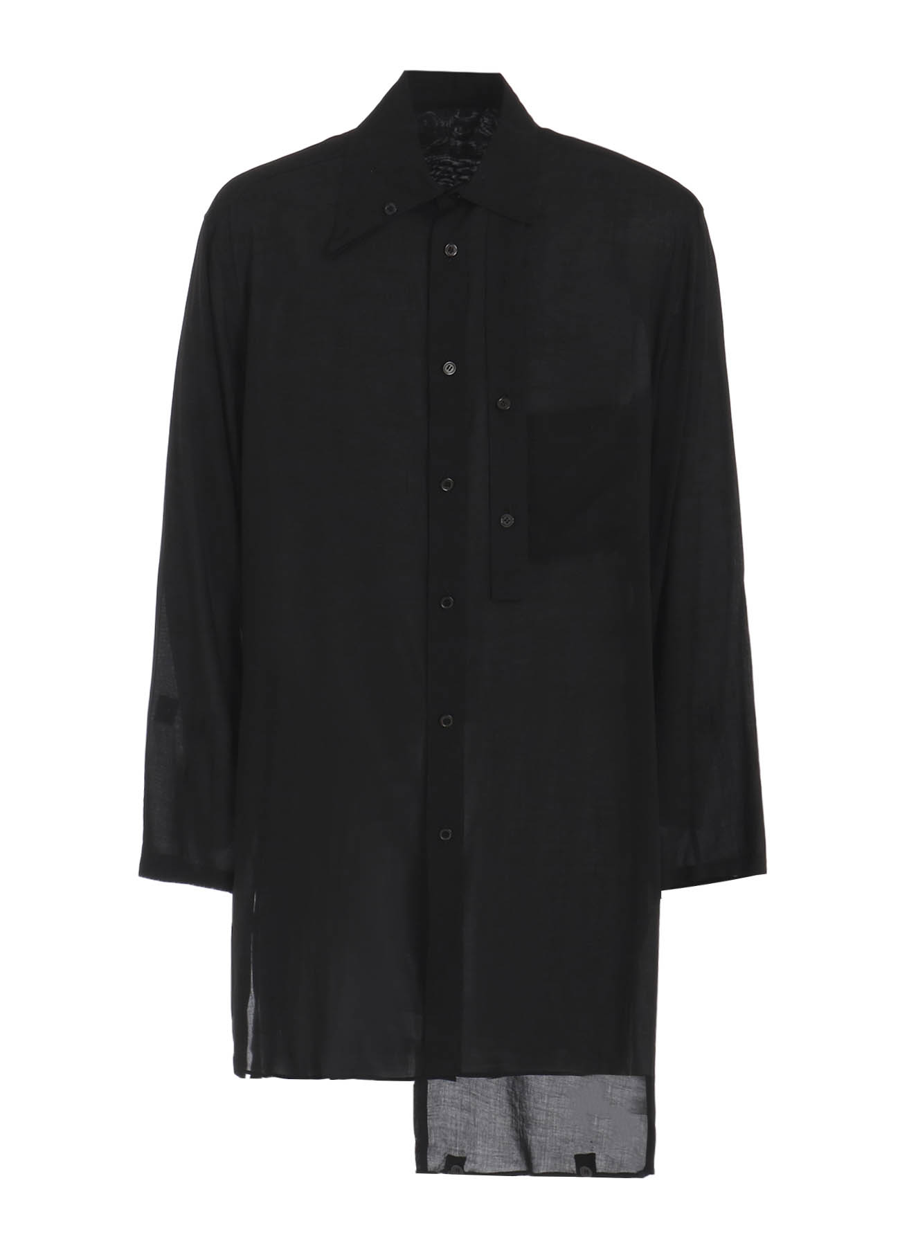 【Launching 10:00(JST), Jan 11】80 MODAL LOAN DOUBLE LAYER TAB COLLAR BLOUSE