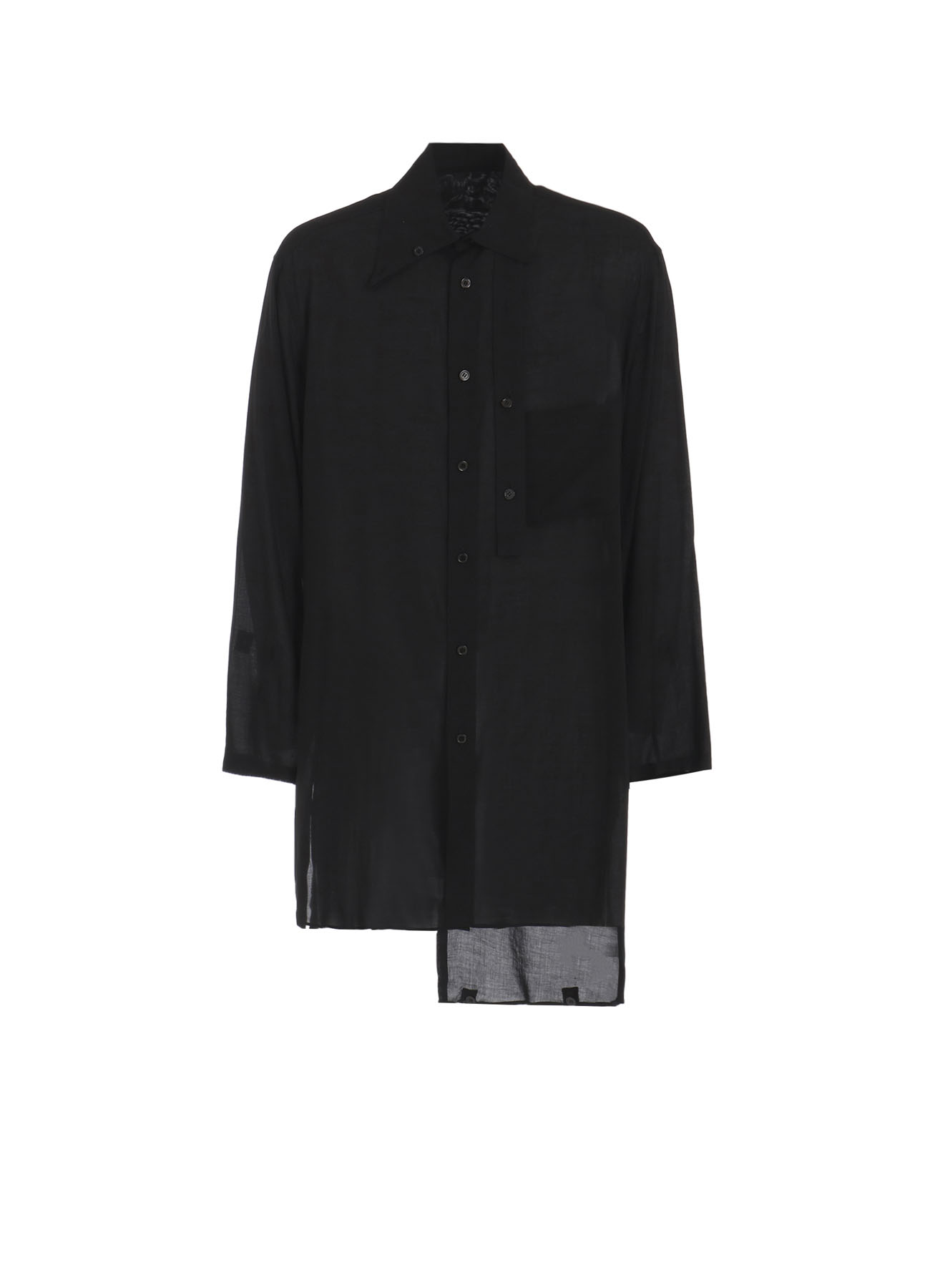 【Launching 10:00(JST), Jan 11】80 MODAL LOAN DOUBLE LAYER TAB COLLAR BLOUSE