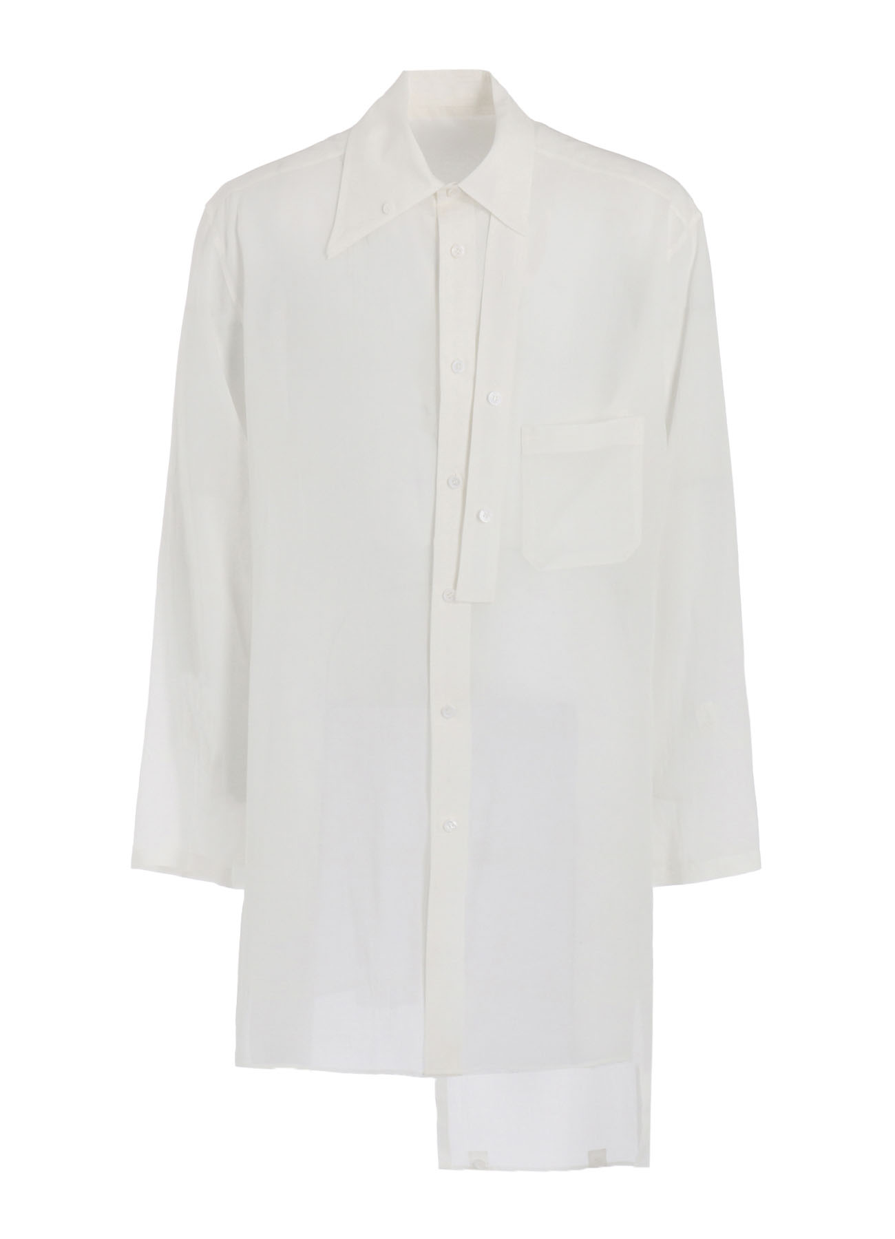 【Launching 10:00(JST), Jan 11】60 CELLULOSE LOAN DOUBLE LAYER TAB COLLAR BLOUSE