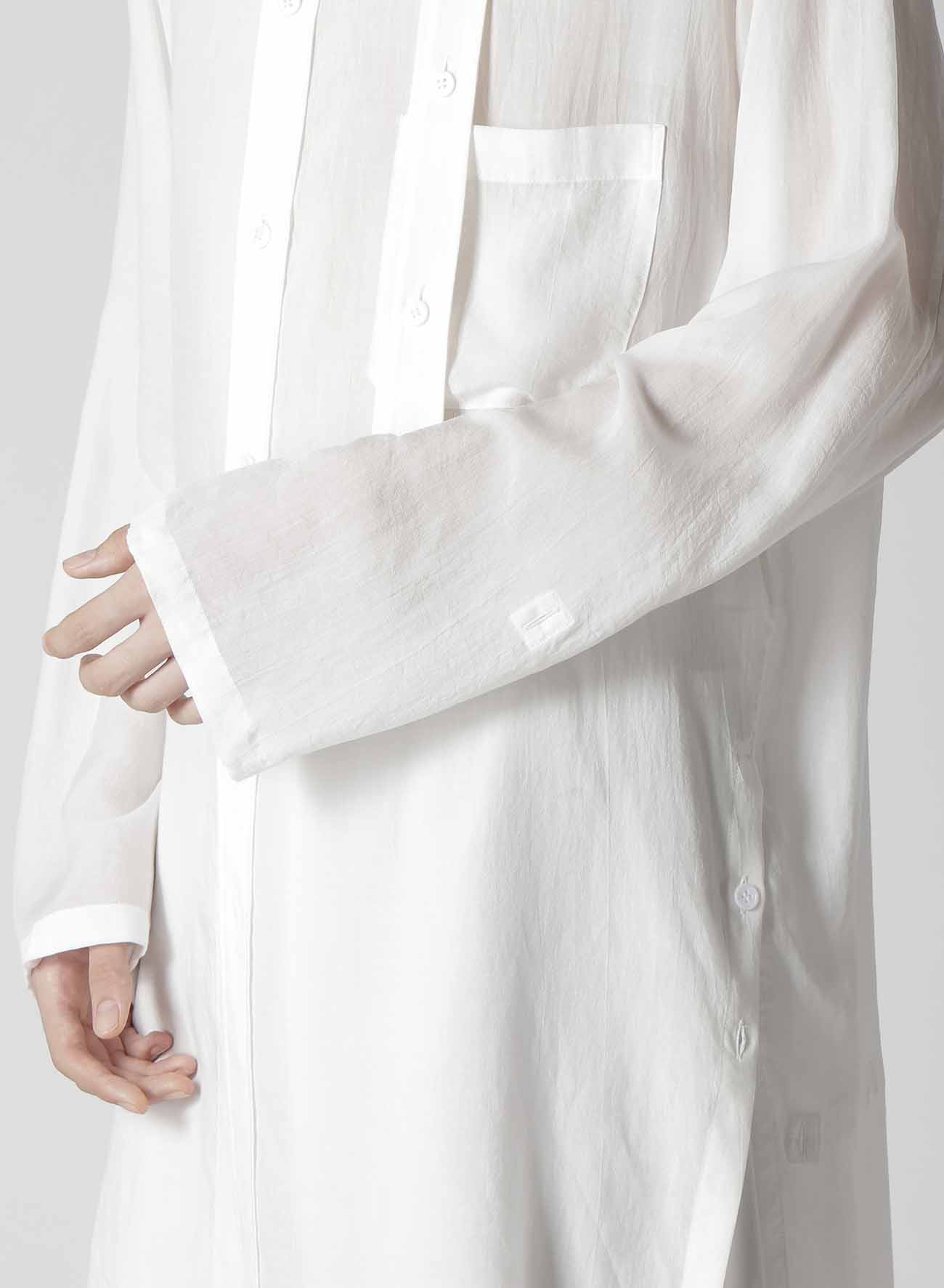 【Launching 10:00(JST), Jan 11】60 CELLULOSE LOAN DOUBLE LAYER TAB COLLAR BLOUSE